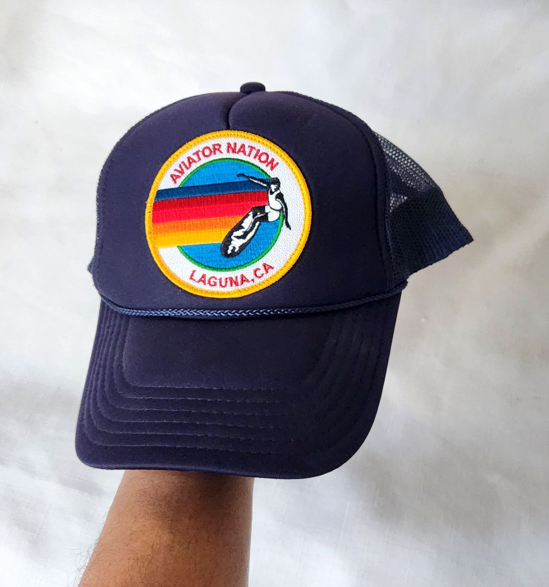 Aviator Nation AVIATOR NATION Rare Unisex Laguna Beach CA. TRUCKER HAT Size ONE SIZE - 8 Thumbnail