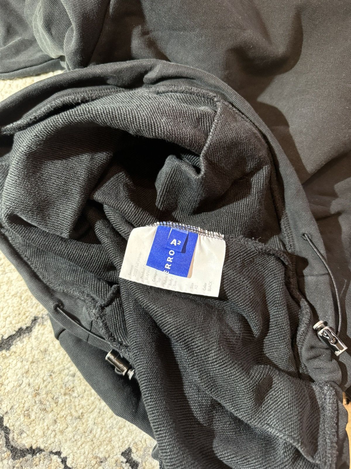 Ader Error ADER ERROR 22FW Black Top Hooded Streetwear Size A2 Size US M / EU 48-50 / 2 - 12 Thumbnail
