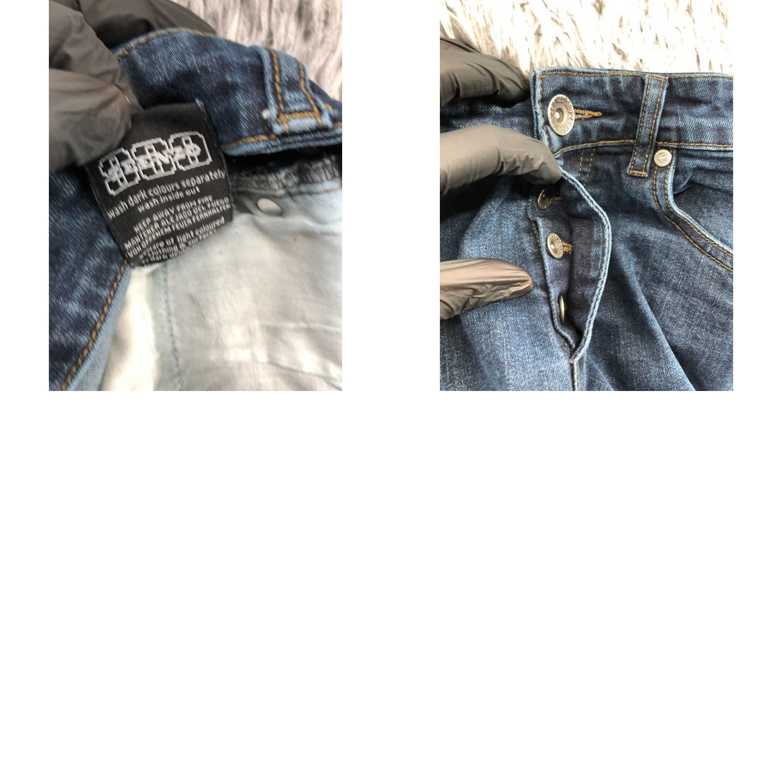 Kenzo Ze Enzo Skinny Jeans Jeans Mid Rise 32 Long Mens Blue Medium Wash 5-Pocket Denim Cotton Blend Belt Loops Zip Fly Button Fly Regular Inseam 34" Size US 32 / EU 48 - 9 Thumbnail