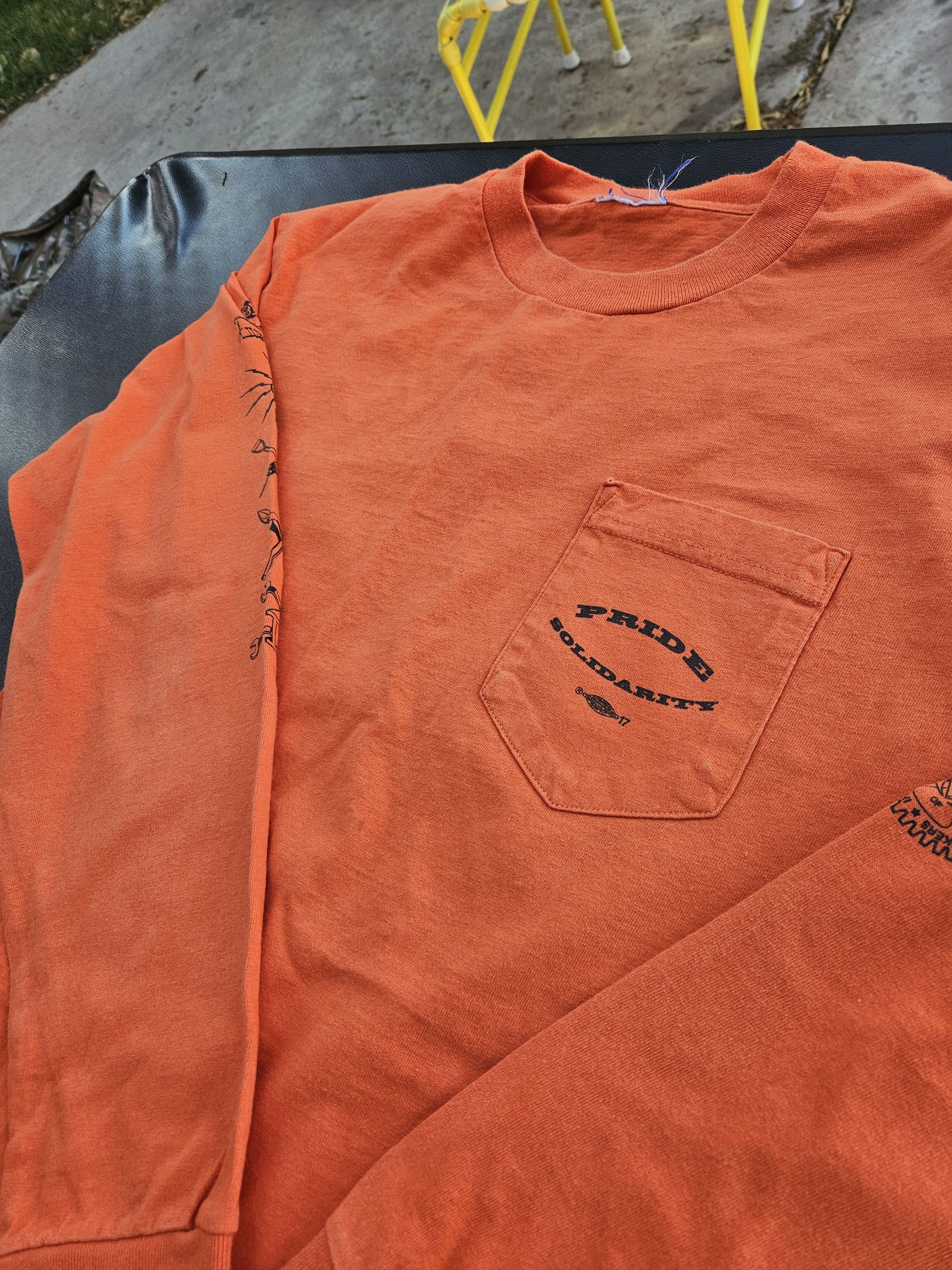 Other Support Union Brotherhood Pride Solidarity Long Sleeve Tee Size US M / EU 48-50 / 2 - 5 Thumbnail