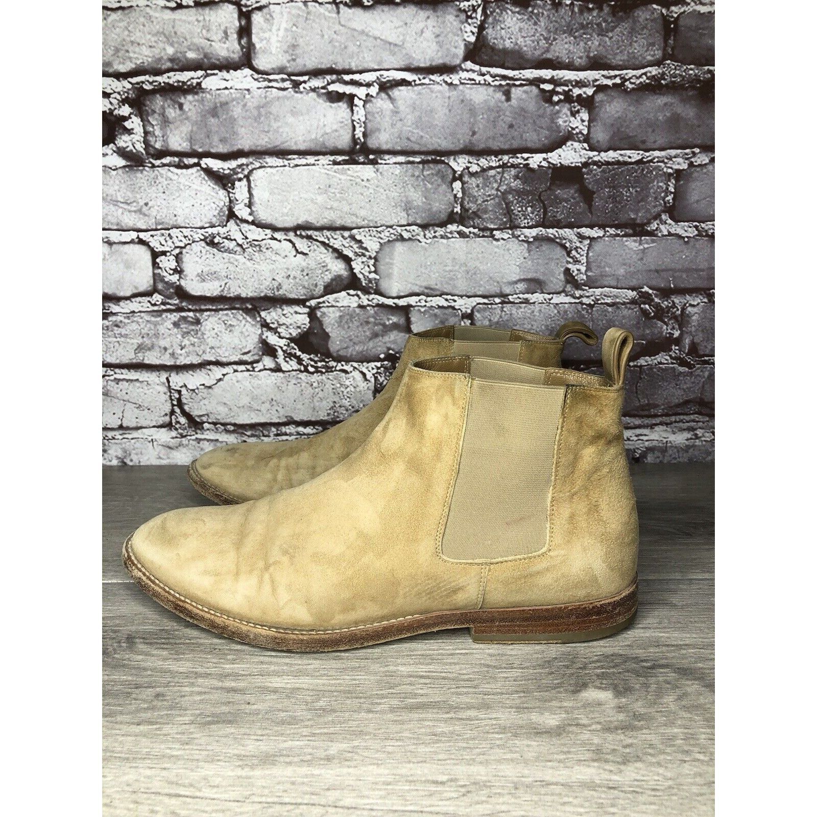 Other JENNI KAYNE Beige Suede Leather Casual Ankle Chelsea Boots W Size US 8 / IT 38 - 6 Thumbnail
