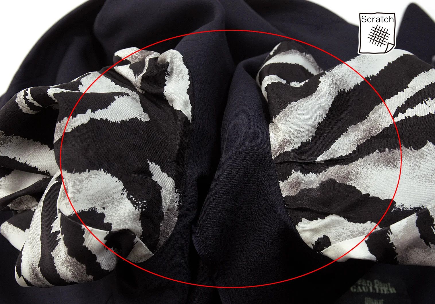 Jean Paul Gaultier Wool Peak Lapel Double Jacket in Navy, Size M Size US M / EU 48-50 / 2 - 15 Thumbnail