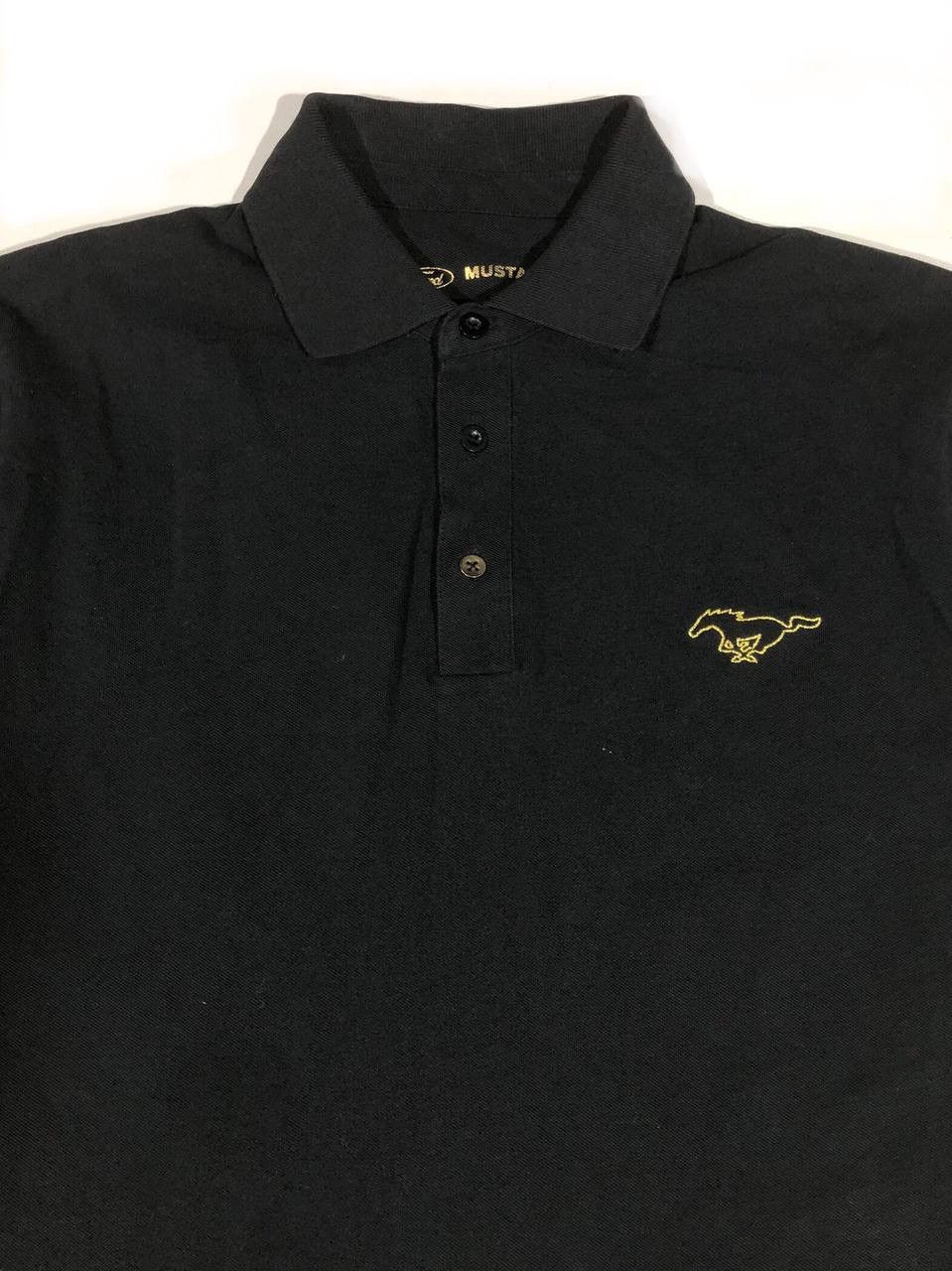 Ford Ford Mustang Vintage Black Racing Polo Size US L / EU 52-54 / 3 - 2 Thumbnail