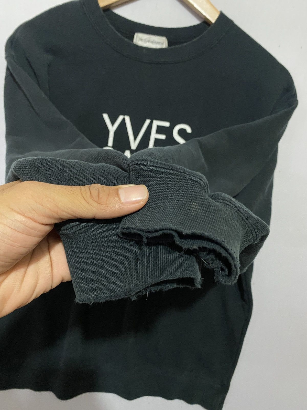 Vintage × Yves Saint Laurent Vintage Yves Saint Laurent YSL rare printed sweatshirt Size US M / EU 48-50 / 2 - 5 Thumbnail