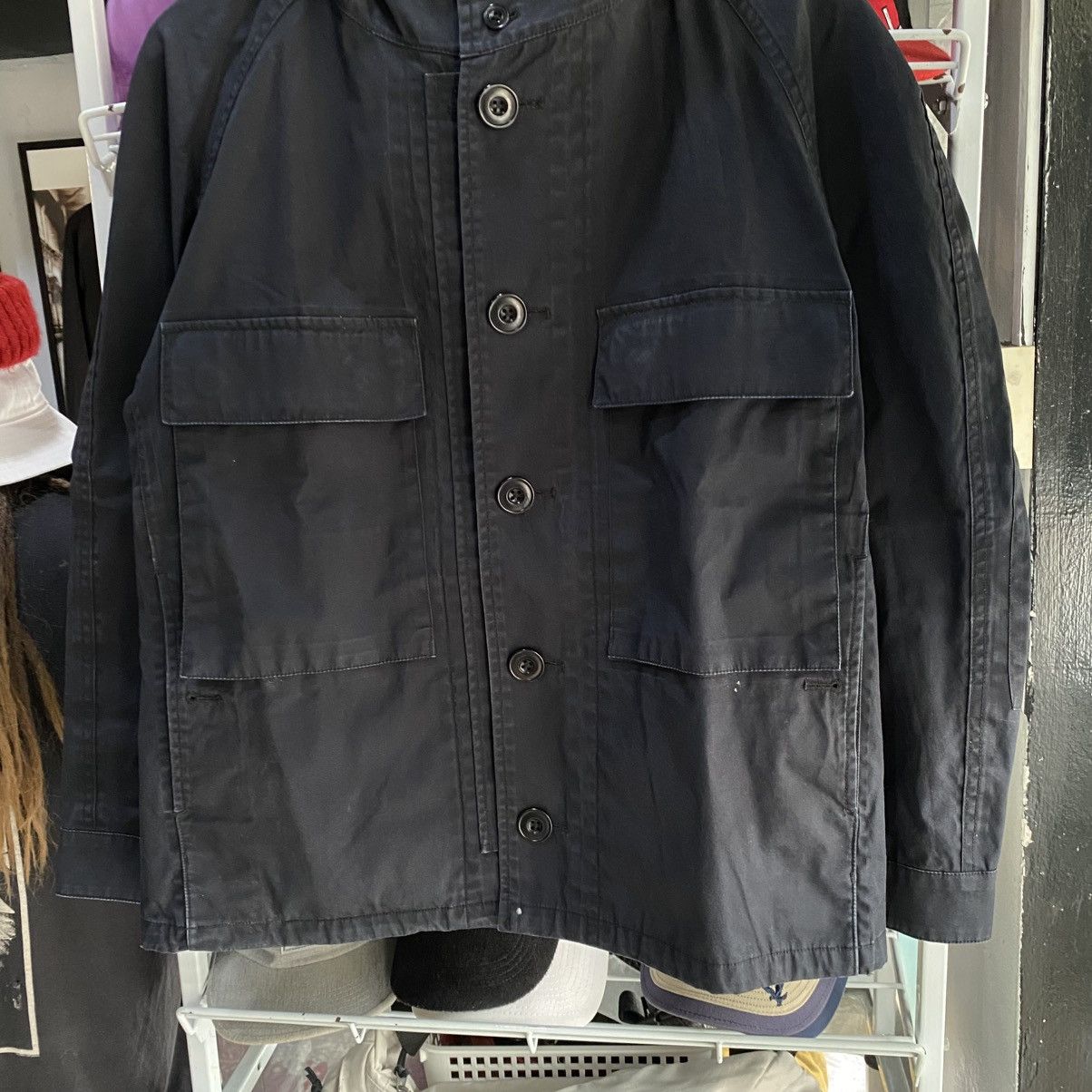 Japanese Brand × Lemaire × Uniqlo Uniqlo and Lemaire Black Light Jacket Hooded Size US M / EU 48-50 / 2 - 5 Thumbnail