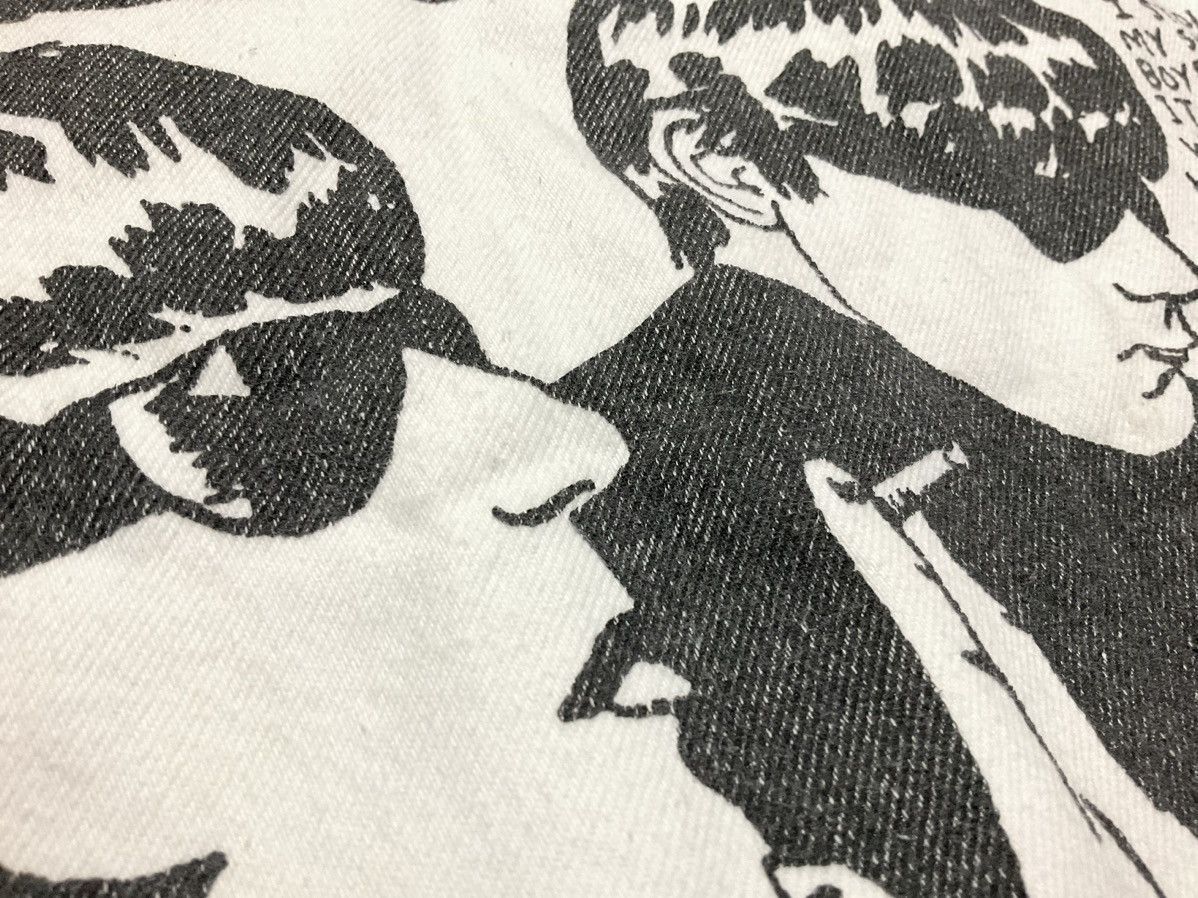 Hysteric Glamour × If Six Was Nine × Japanese Brand 🔥 Rare Archived Sonic Youth Denim Fur Jacket Size US L / EU 52-54 / 3 - 11 Thumbnail