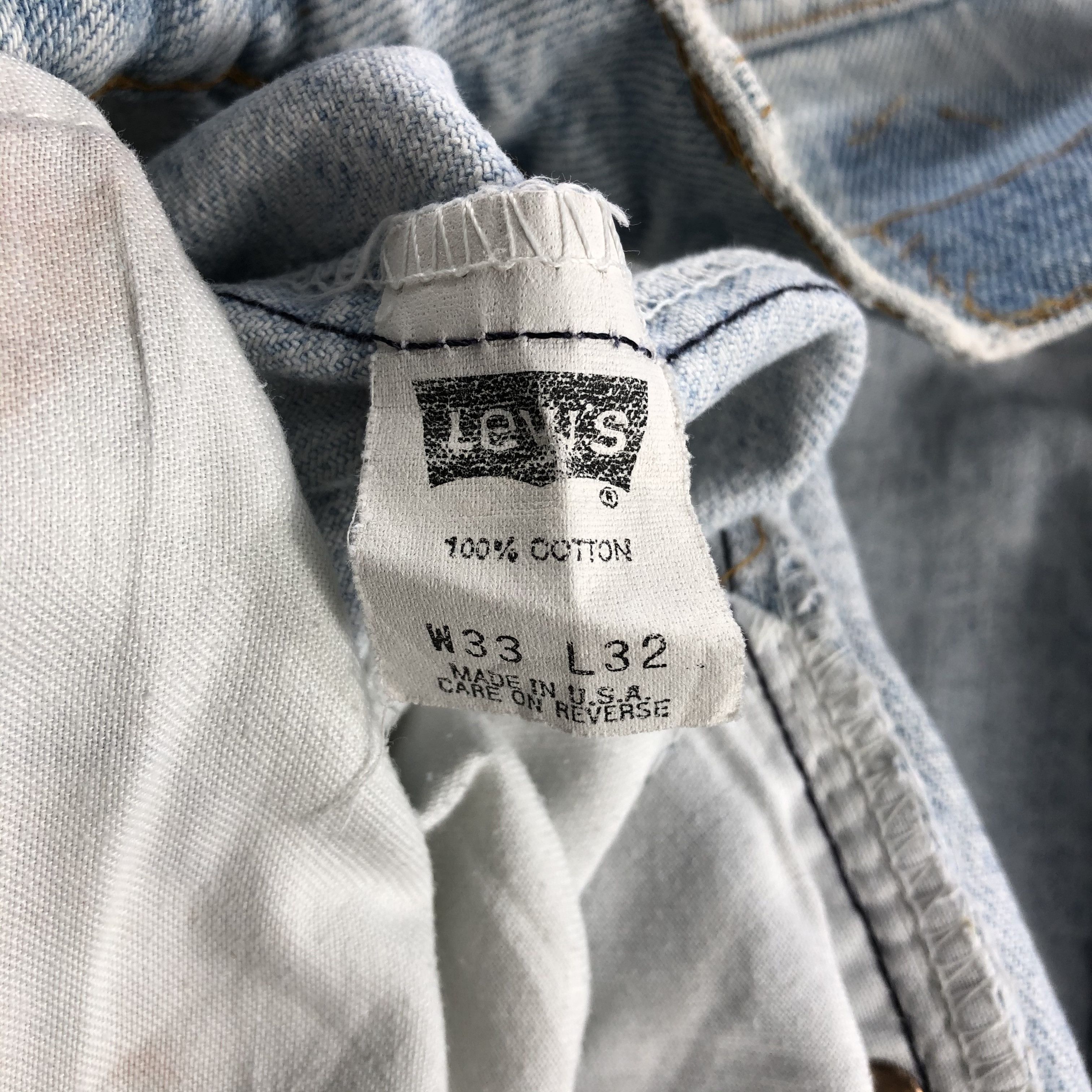 Levi's × Vintage Vintage 90s Light Wash Levis 505 Jeans-JM2408 Size US 33 - 12 Thumbnail