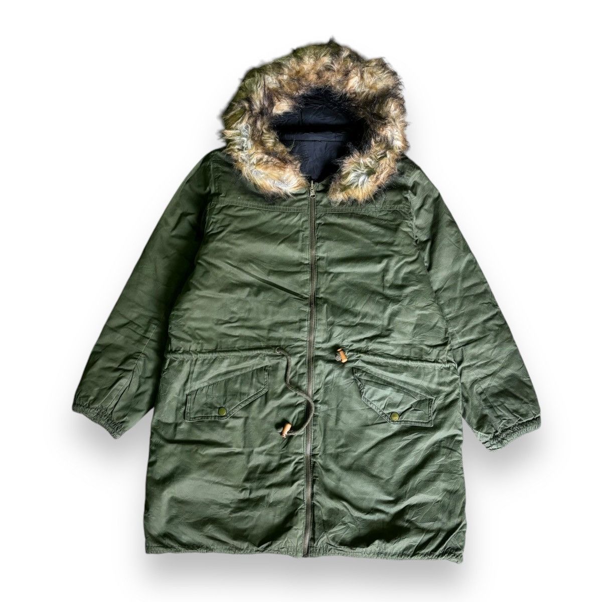 If Six Was Nine × Issey Miyake × Japanese Brand Isseymiyake fur jacket puffer reversible lgb style Size US L / EU 52-54 / 3 - 3 Thumbnail