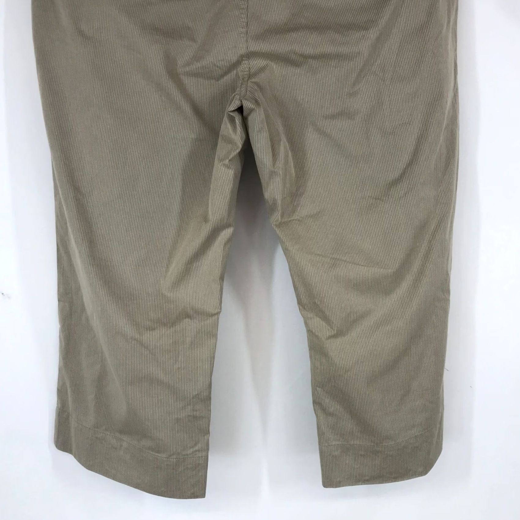 Vintage HORNY TOAD WOMEN'S CAPRI CAPRI 14 BEIGE ADJUSTABLE WAIST COTTON BLEND YOLO Size 36" / US 14 / IT 50 - 6 Thumbnail