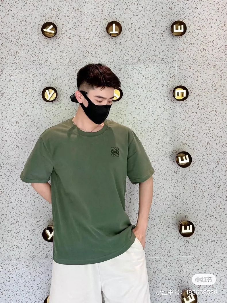 Loewe loewe Dark green logo printShort sleeves 2506-Nextarrow Size US M / EU 48-50 / 2 - 8 Thumbnail