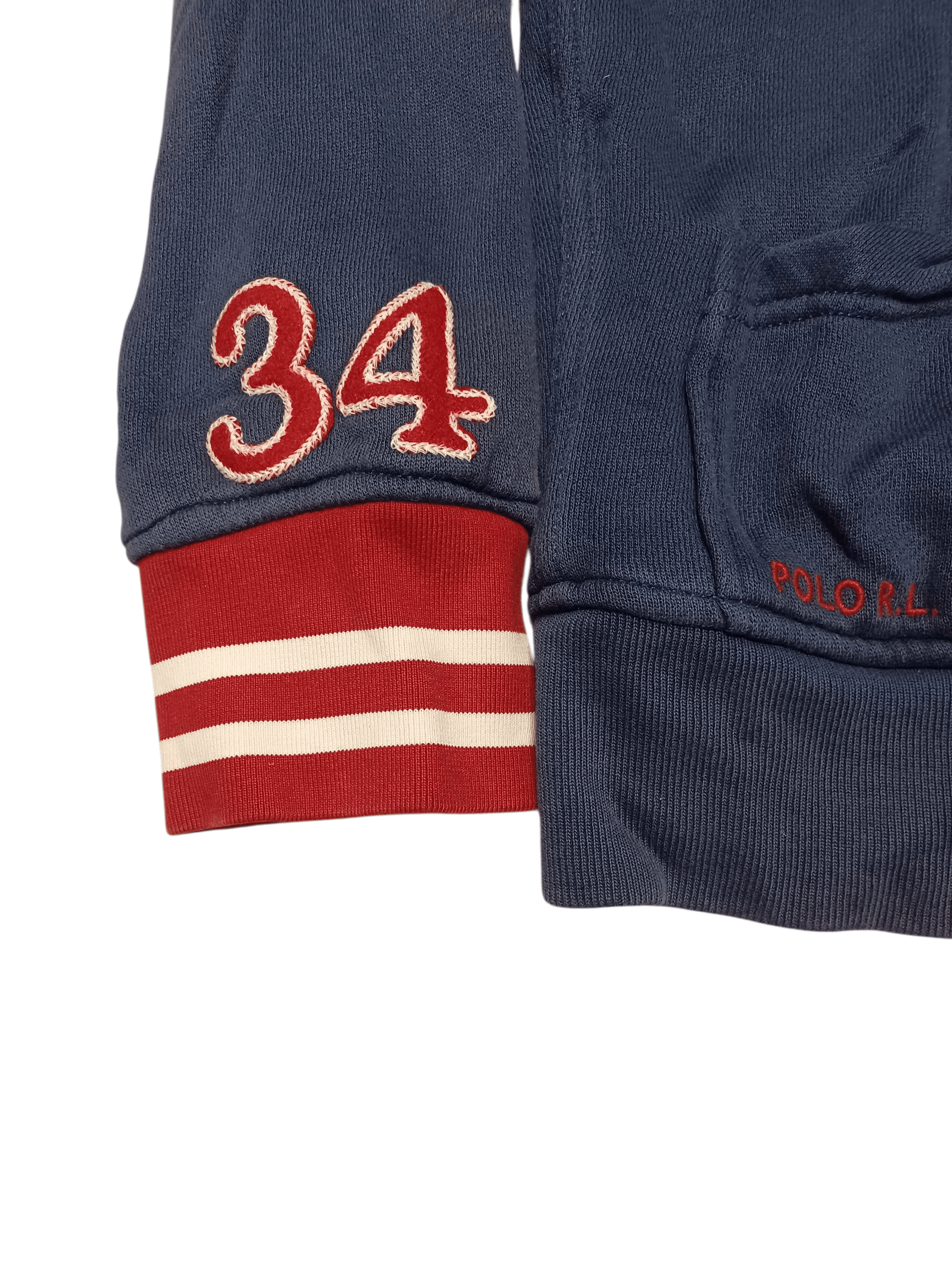 Polo Ralph Lauren BRITAIN POLO RALPH LAUREN VINTAGE RARE LUXURY ZIP HOODIE Size US XL / EU 56 / 4 - 3 Thumbnail