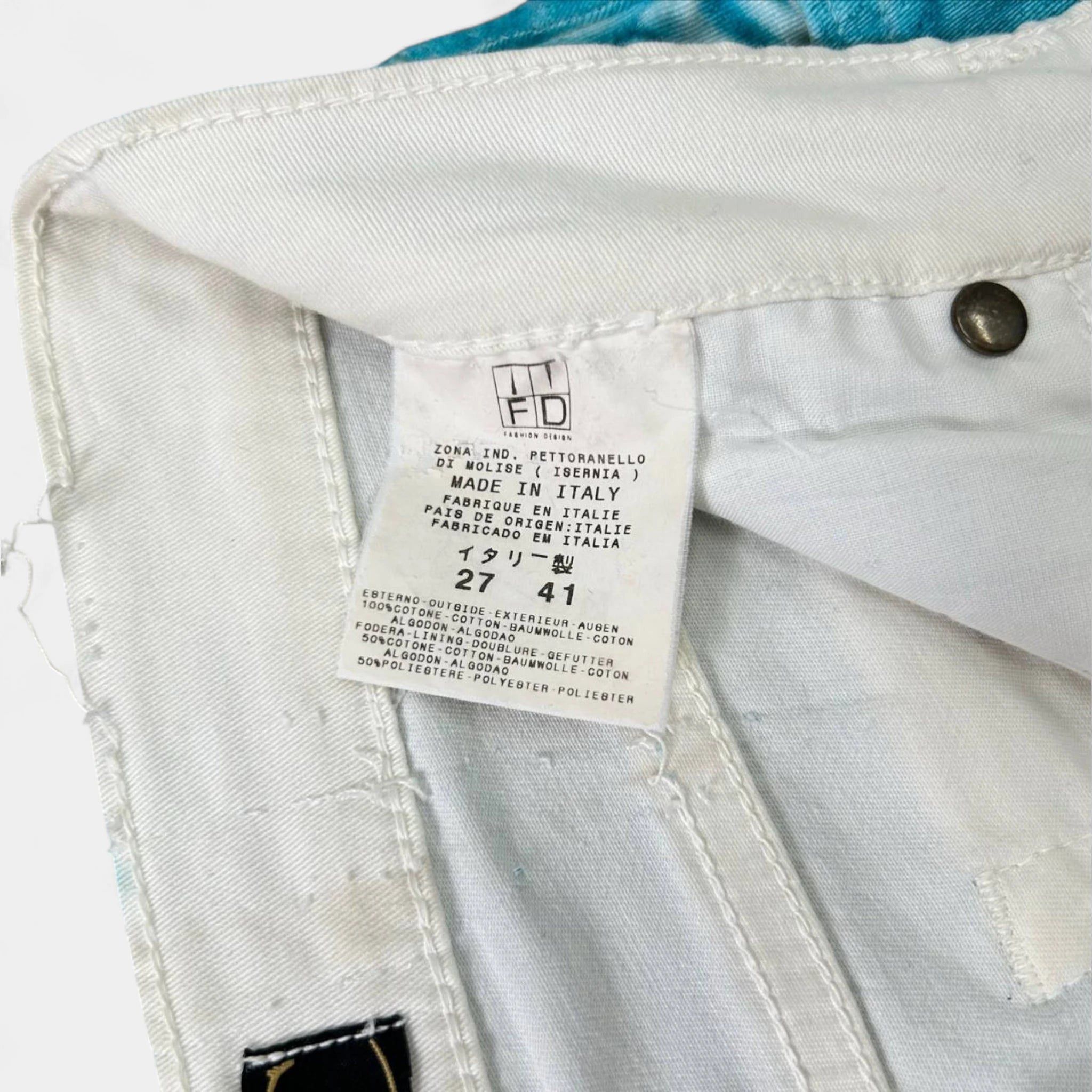Just Cavalli Just Cavalli Flared Blue Denim Jeans Size 27" / US 4 / IT 40 - 7 Thumbnail