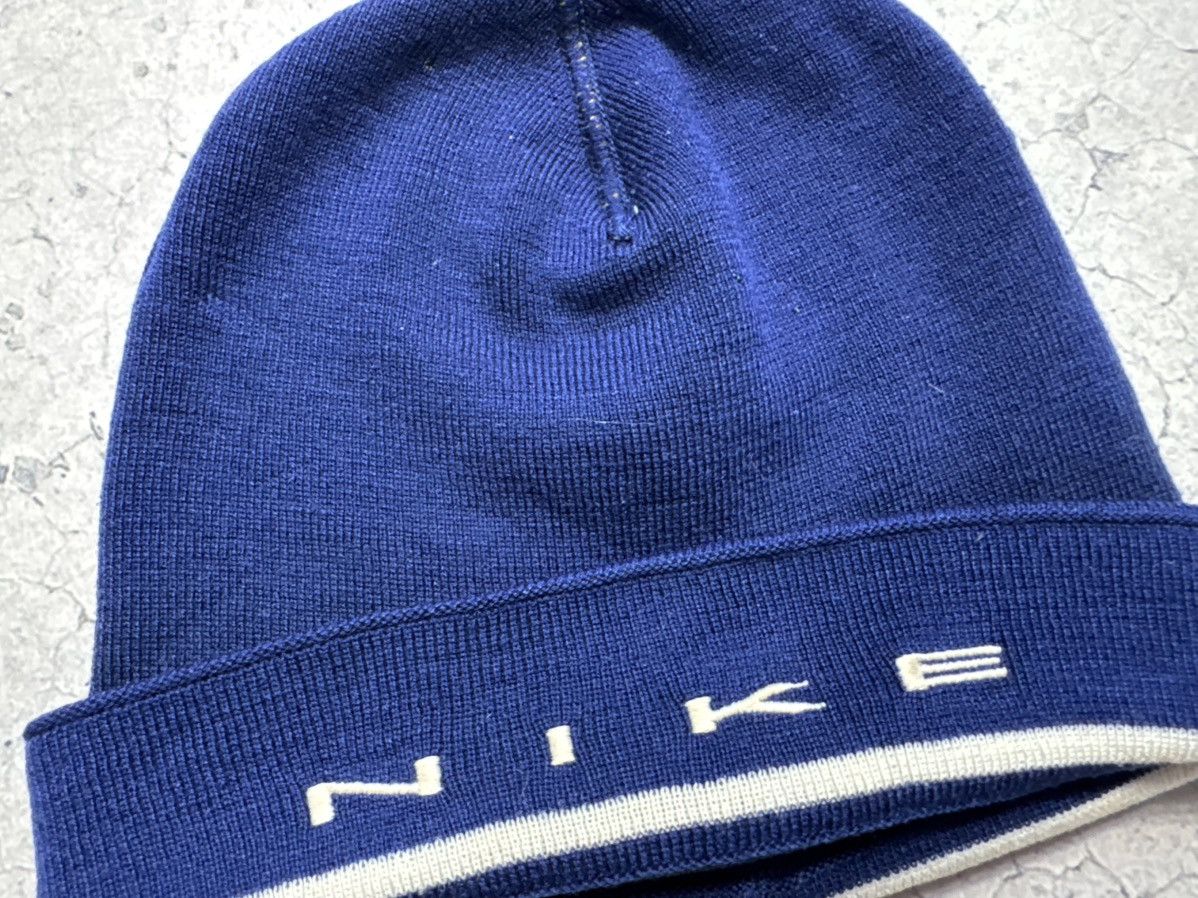 Nike Nike Vintage 90s Reversible Hat Big Logo Swoosh Drill Y2K Size ONE SIZE - 5 Thumbnail