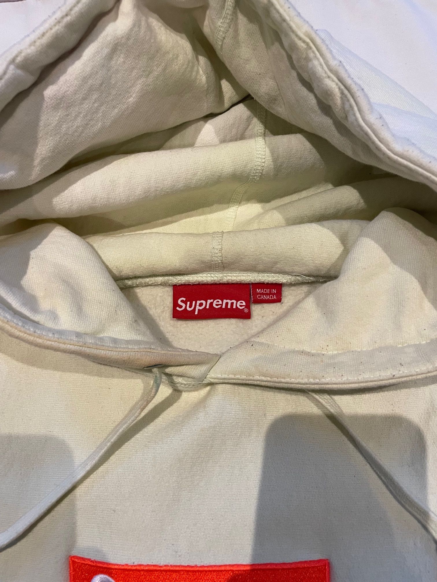 Supreme Supreme Box Logo Hooded Sweatshirt Pale Lime Medium Size US M / EU 48-50 / 2 - 2 Thumbnail