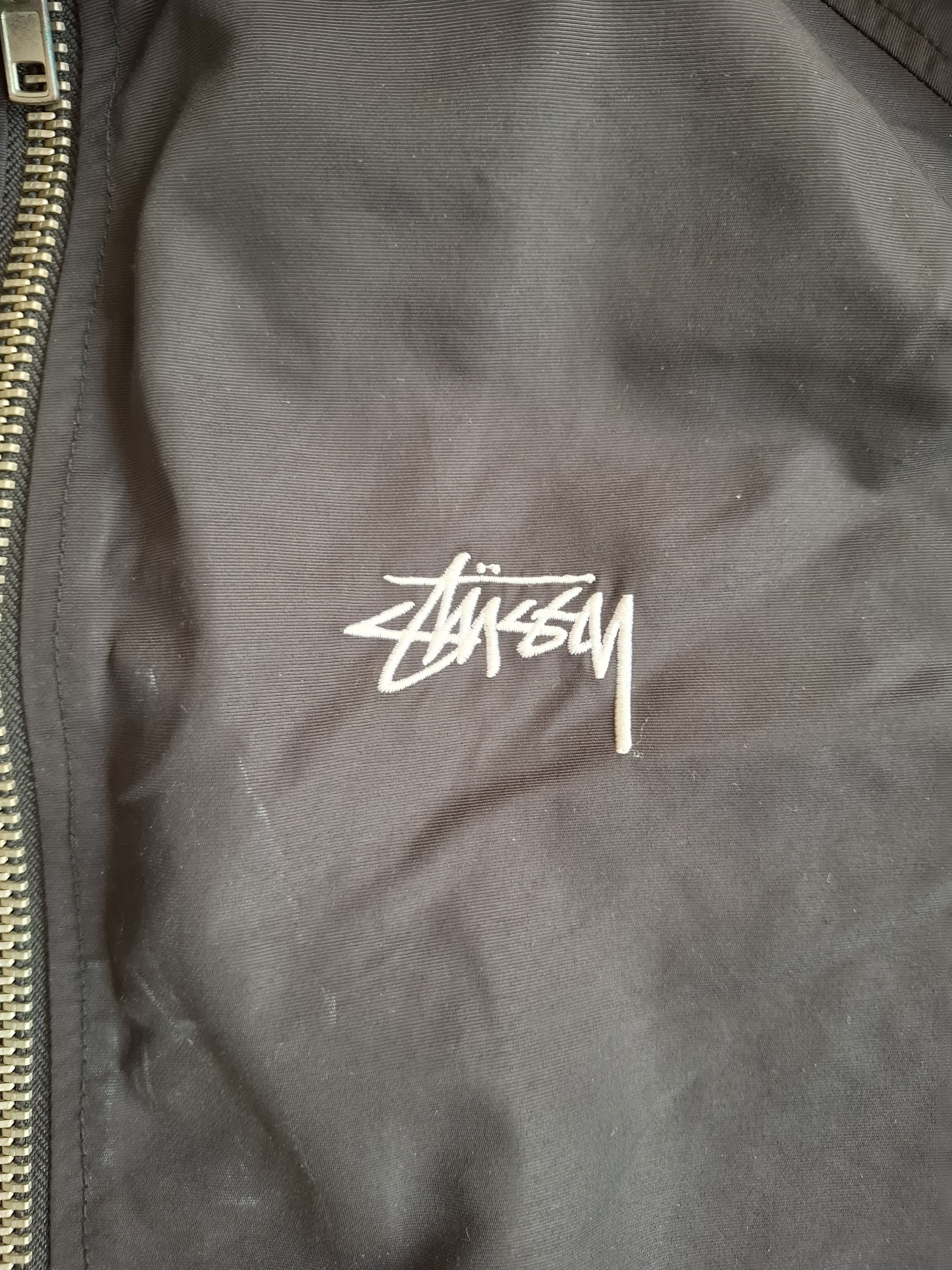 Stussy Back logo nylon raincoat Size US M / EU 48-50 / 2 - 7 Thumbnail