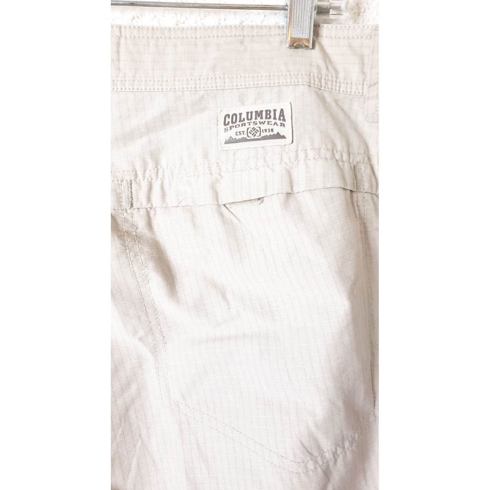 Vintage Columbia Omni Shade Ripstop Cargo Pants Mens 40x32 Beige Fishing Hiking Workwear Size US 40 / EU 56 - 7 Thumbnail