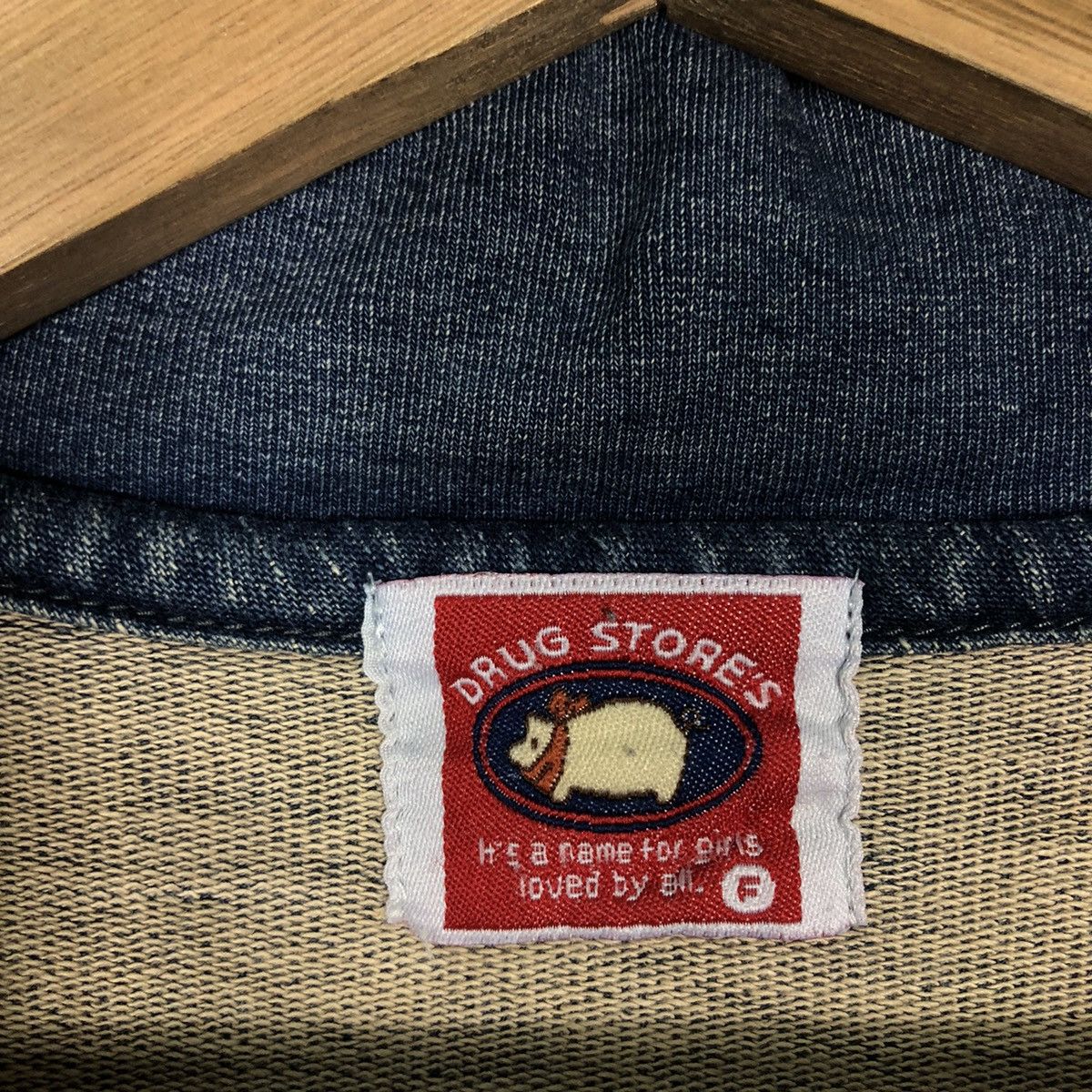 Hysteric Glamour 🔥90’s Biker Denim Jacket Drug Store’s Big Logo Racer Size US M / EU 48-50 / 2 - 14 Thumbnail