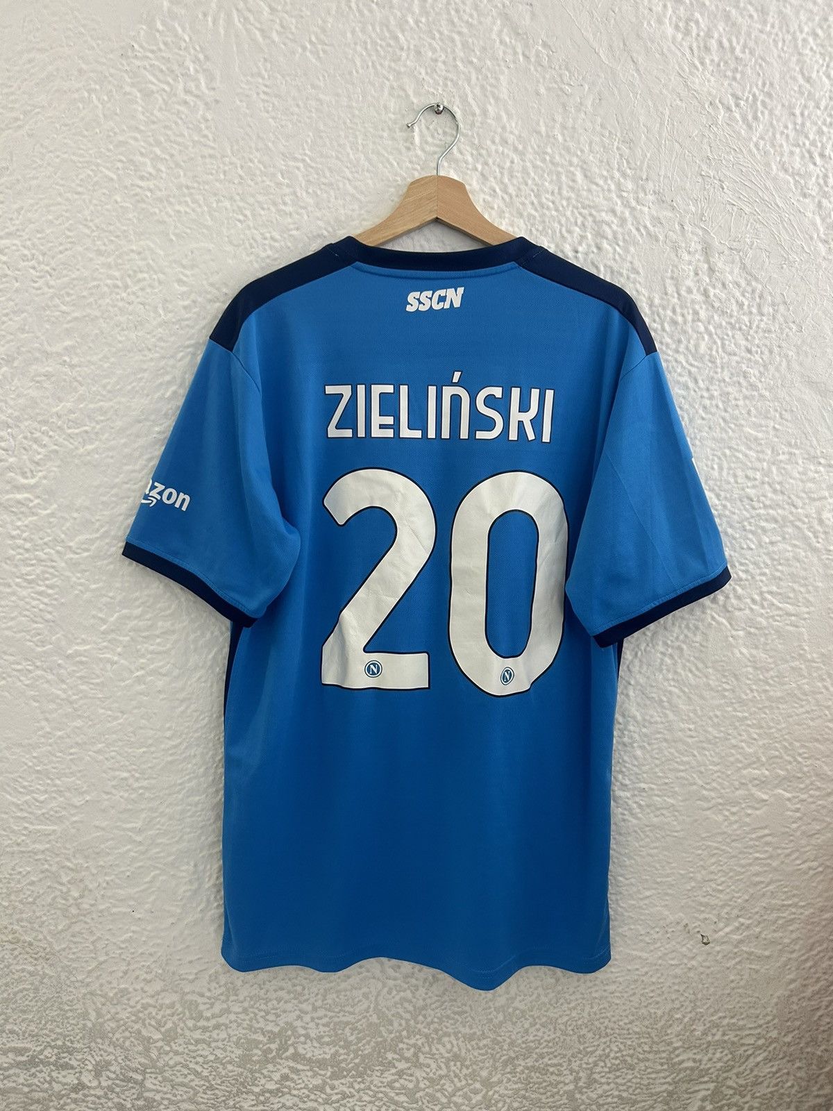 2021-22 Piotr Zielinski SSC Napoli EA7 Home Kit