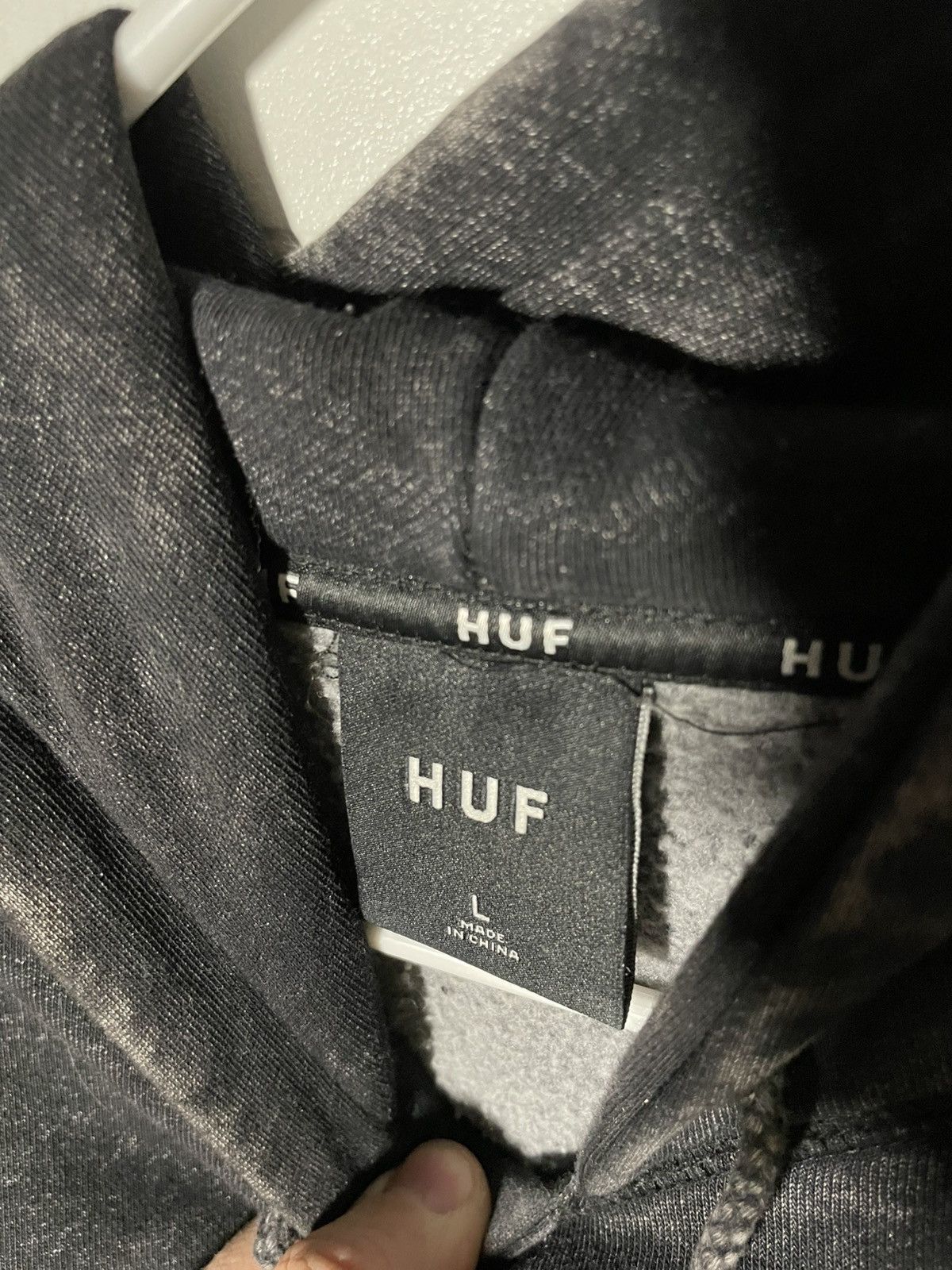 Huf stonewash huf hoodie Size US L / EU 52-54 / 3 - 2 Thumbnail