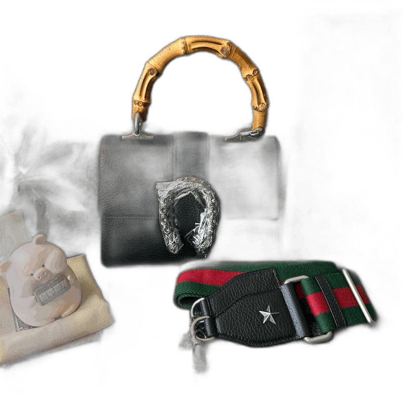 Gucci Dionysus Mini Bag With Bamboo Handle in Black, Men's