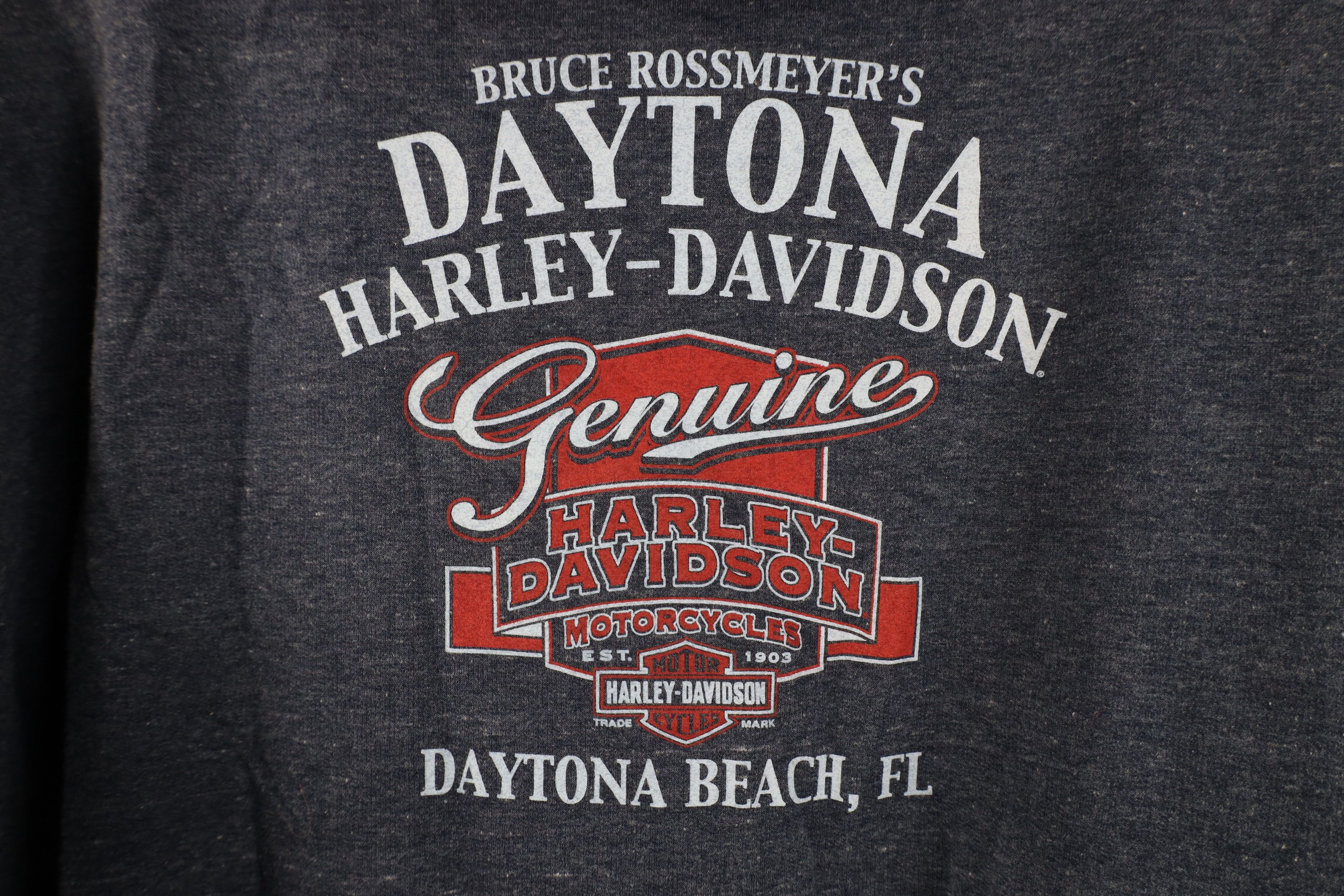 Harley Davidson Vintage Y2K Harley Davidson Script Hoodie Sweatshirt Blue Size L / US 10 / IT 46 - 12 Thumbnail