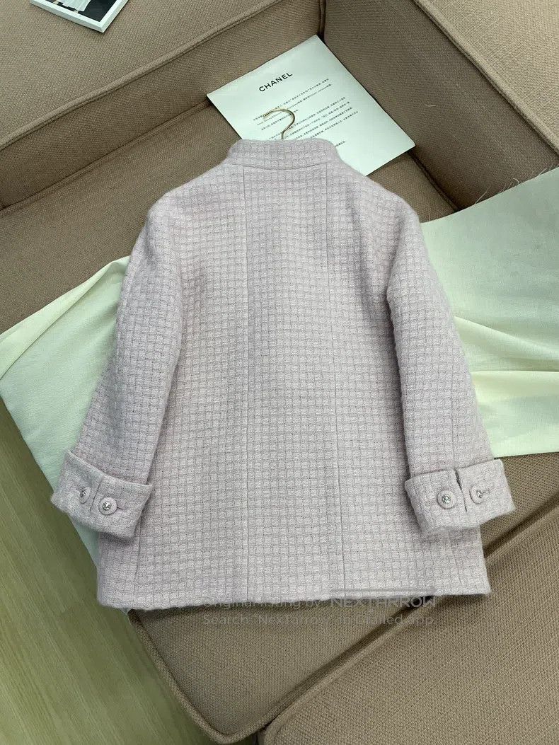Chanel Chanel Pink tweed coat Size XS / US 0-2 / IT 36-38 - 4 Thumbnail