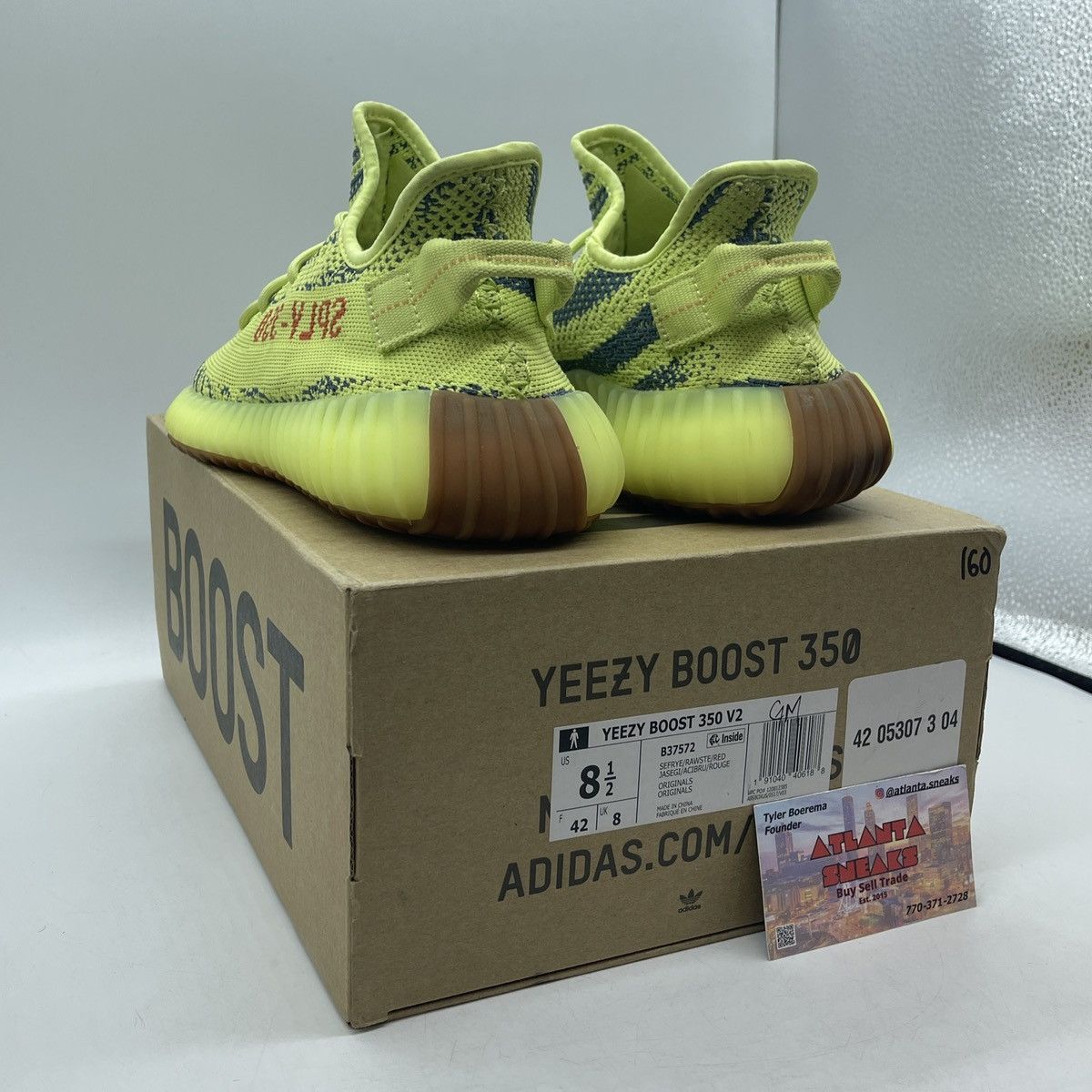 Yeezy boost 350 semi frozen yellow
