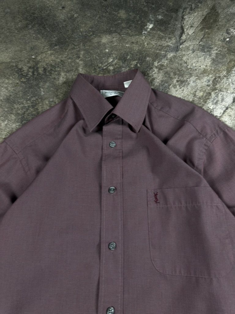 Yves Saint Laurent Vintage Yves Saint Laurent YSL Button Up Shirt Size US XL / EU 56 / 4 - 4 Thumbnail