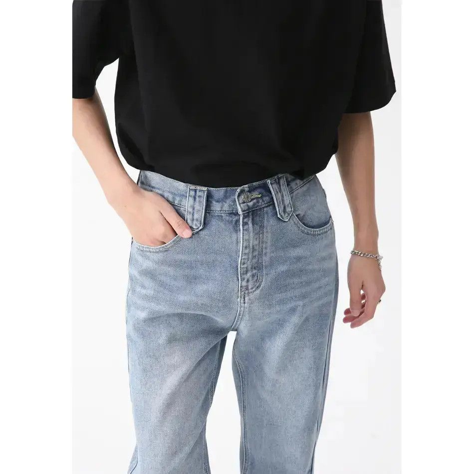 Japanese Brand Retro loose high street micro flared jeans Size US 32 / EU 48 - 4 Thumbnail