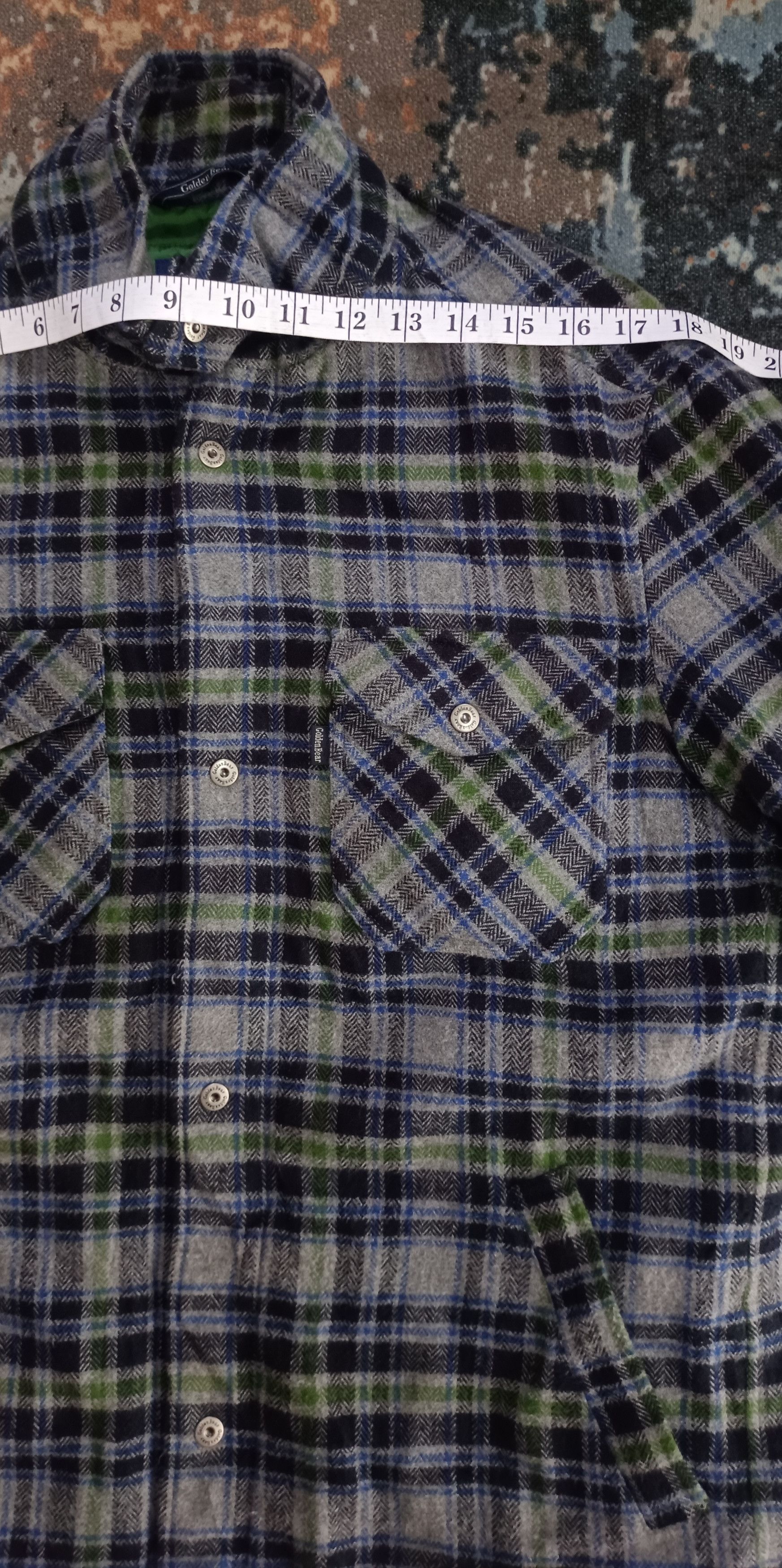 Golden Bear Vintage 90s🔥 Golden Bear Flannel Shirt Jacket Size US M / EU 48-50 / 2 - 17 Thumbnail
