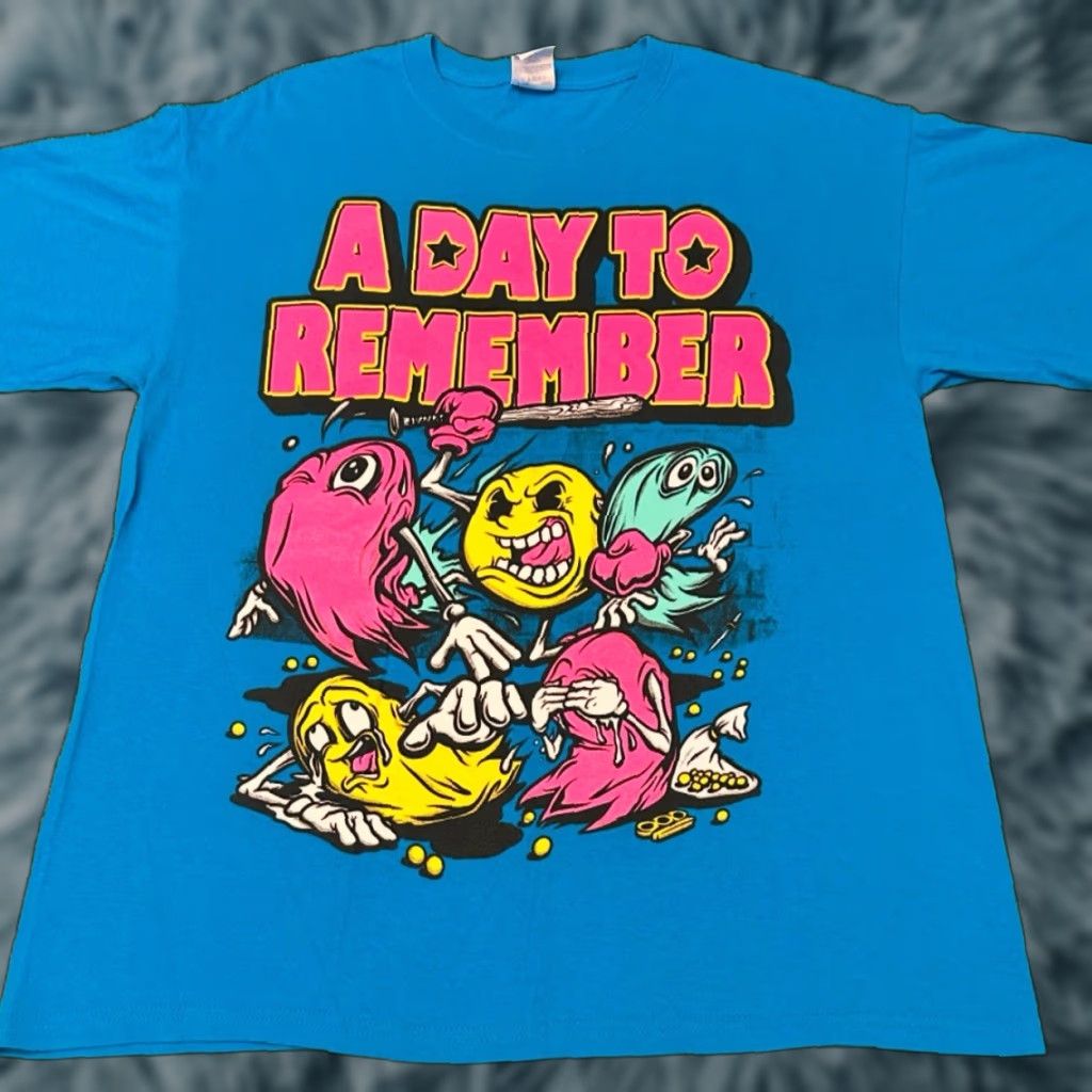Vintage VINTAGE A Day To Rember Band Tee Keep Running Your Mouth VTG Shirt Mens Sz L Blue Short Sleeve T-Shirt Band Rock Punk Y2K Grunge Emo Mens Size US L / EU 52-54 / 3 - 1 Thumbnail