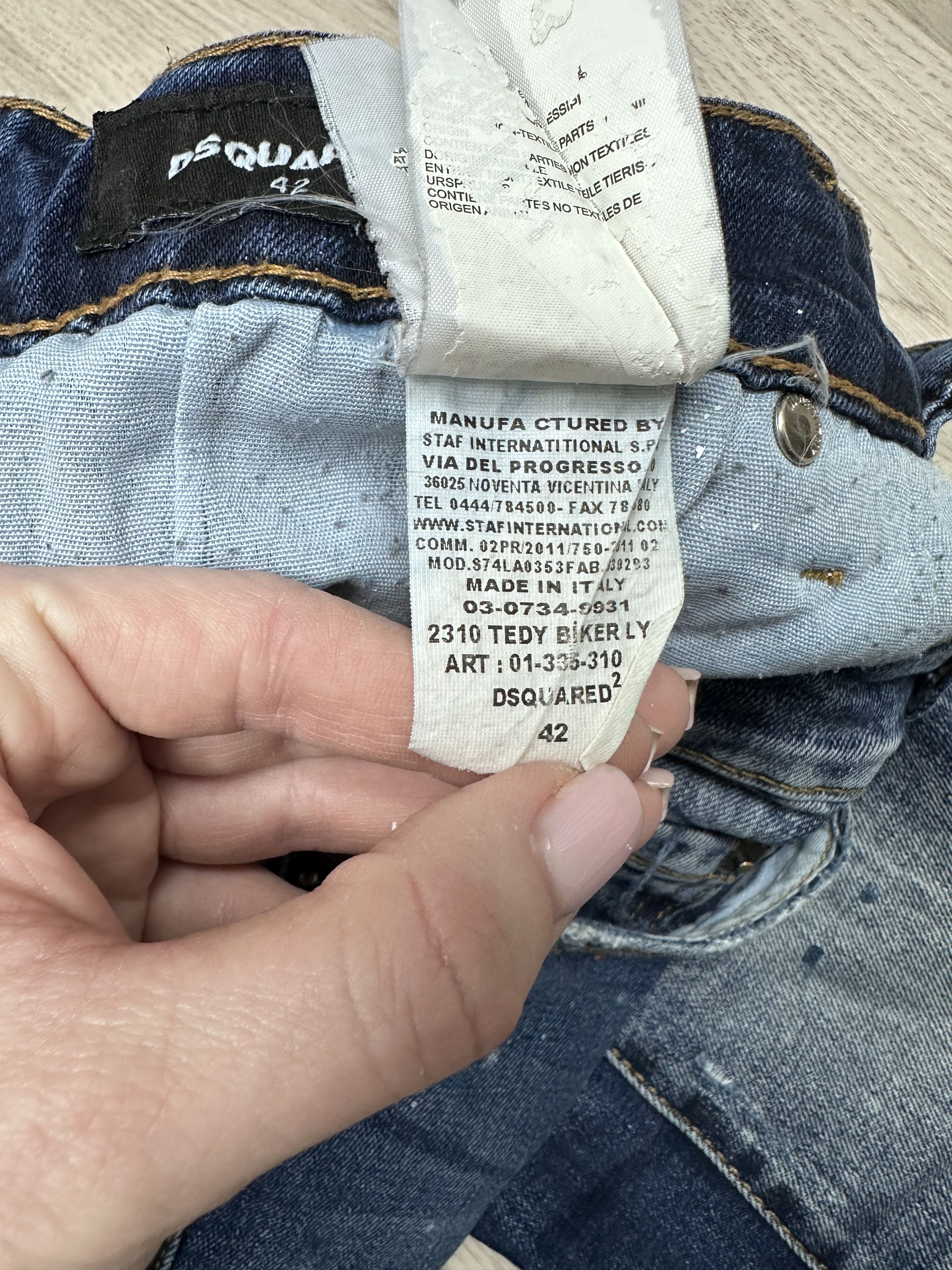 Dsquared2 Dsquared2 Vintage Mens Denim Pants Jeans Size US 26 / EU 42 - 7 Thumbnail