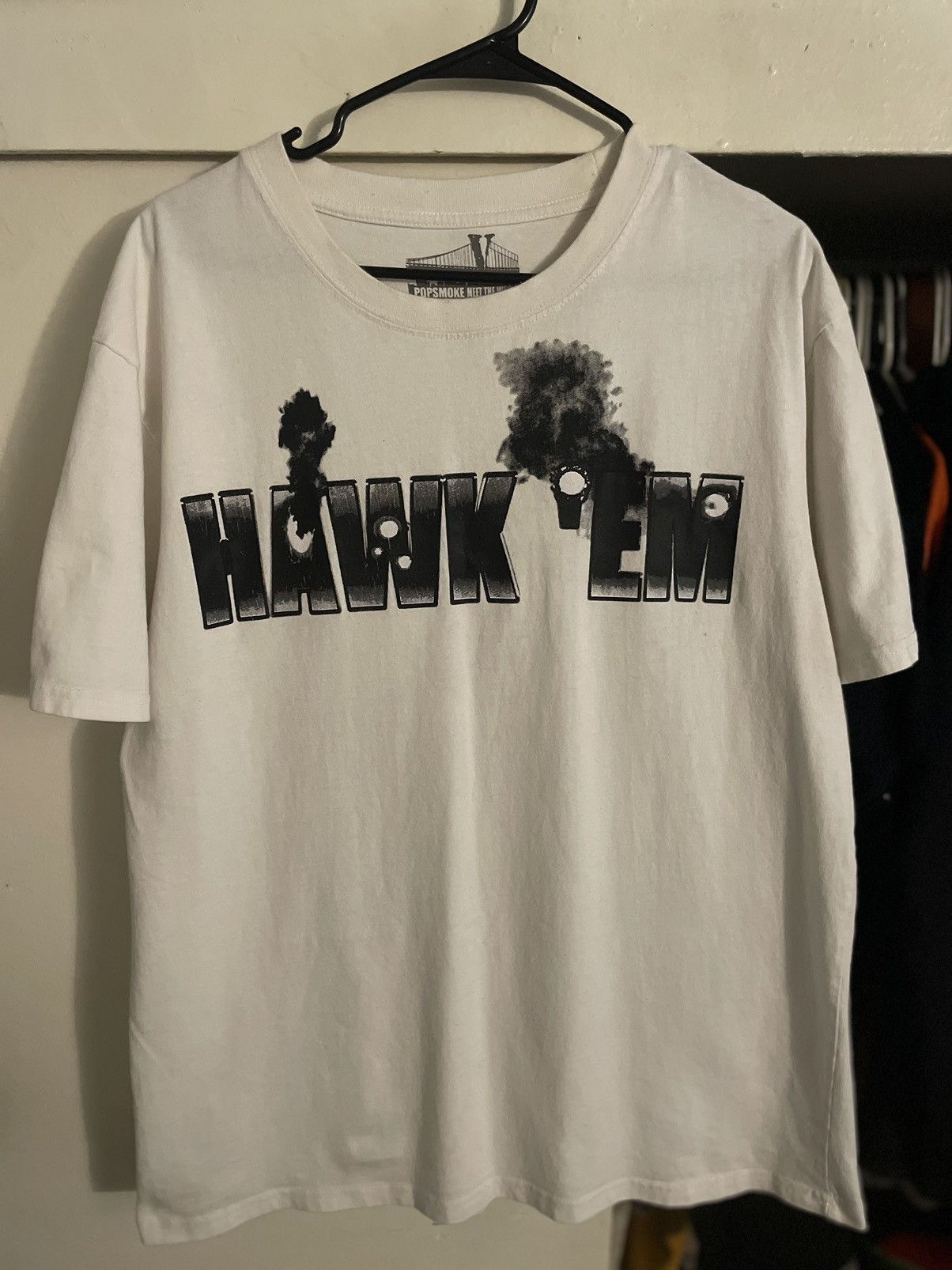 Pop Smoke Vlone Hawk Em | Grailed