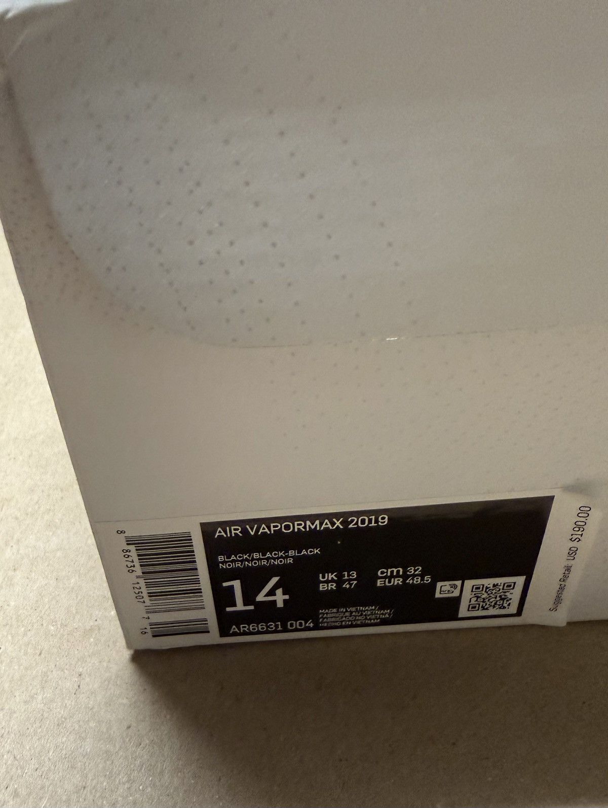 Nike Nike Air Vapormax 2019 Ghost Black men’s size 14 running! Size US 14 / EU 47 - 7 Thumbnail