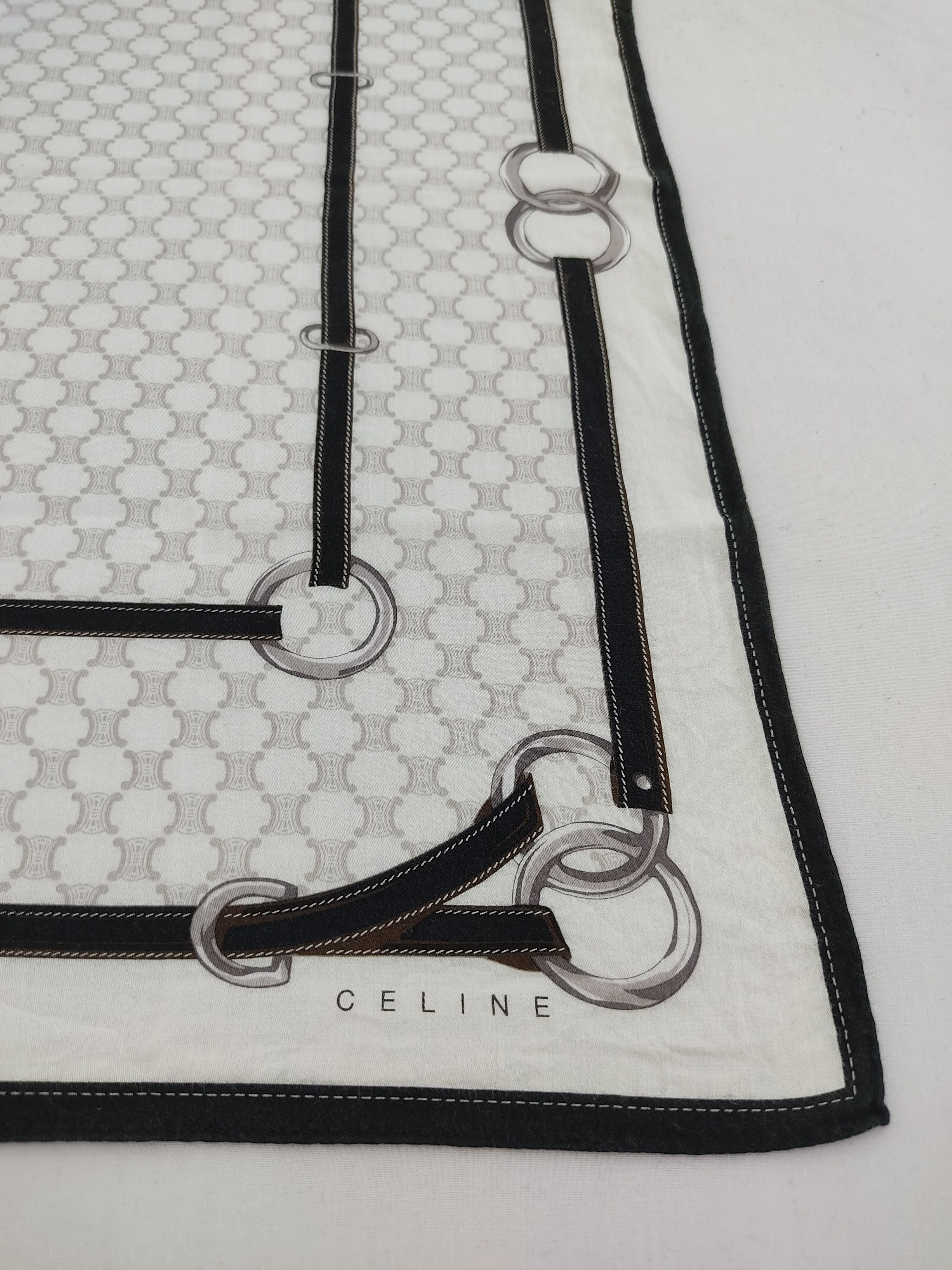 Celine Vintage Celine Handkerchief / Neckwear / Bandana Size ONE SIZE - 4 Thumbnail