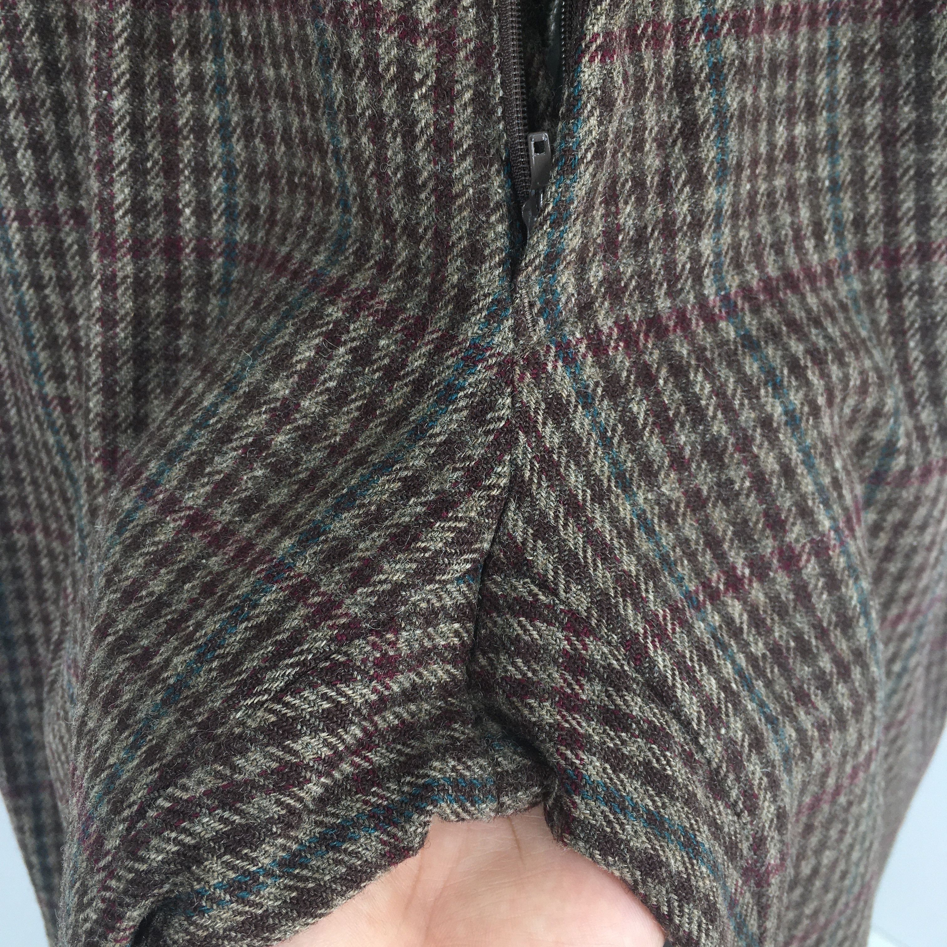 Polo Ralph Lauren Size 27x31 90s Polo Ralph Lauren Wool Checked Pants S1238 Size 27" / US 4 / IT 40 - 6 Thumbnail