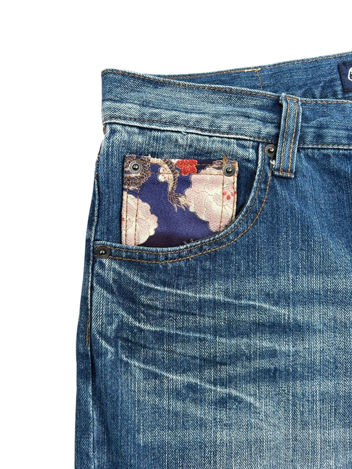 Kapital Karakuri Tamashii Inspired Japanese Brand Vintage Denim Jean Size US 34 / EU 50 - 6 Thumbnail
