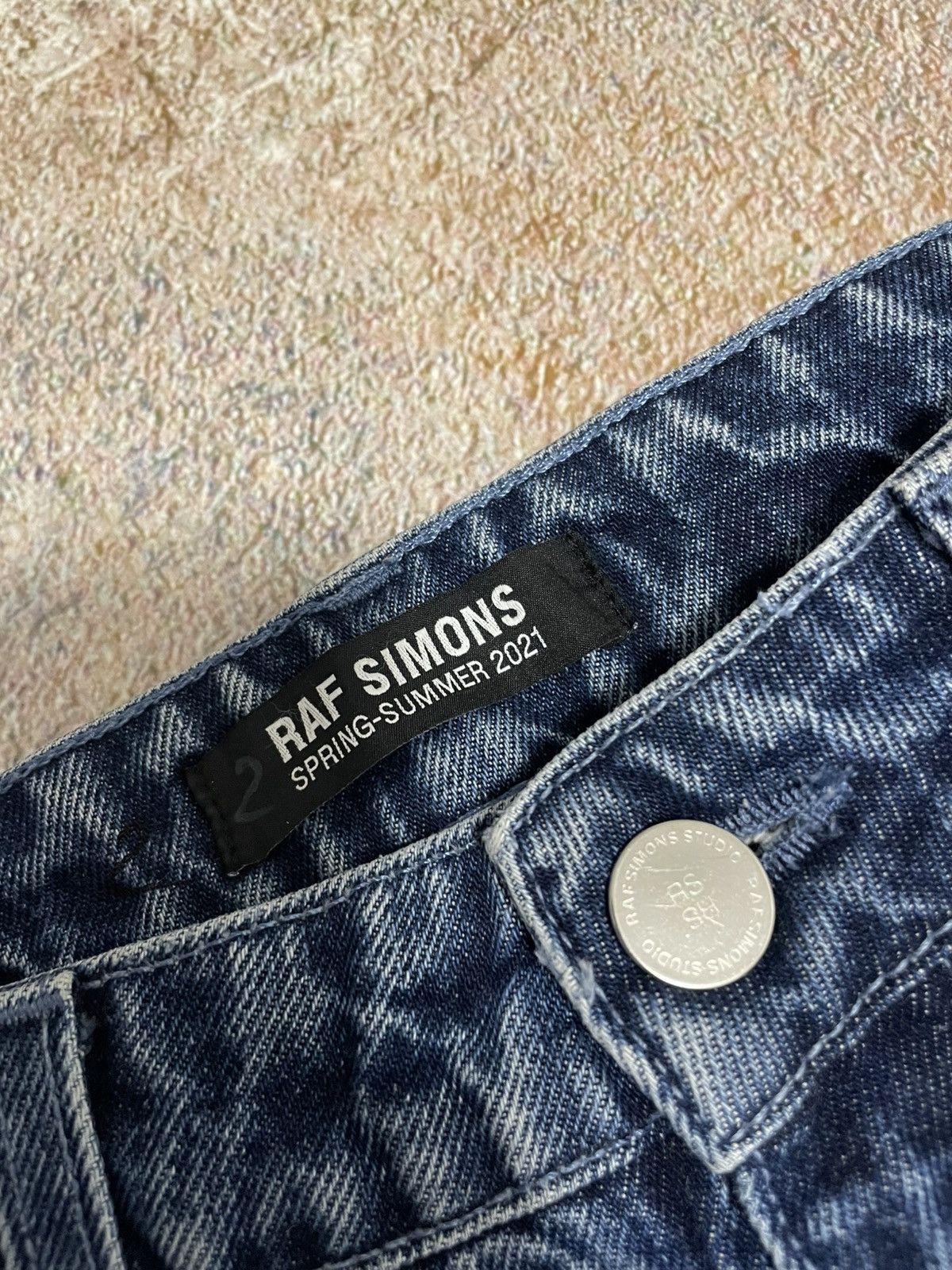 Raf Simons Raf Simons SS21 Community Blue Denim Jeans Size US 28 / EU 44 - 6 Thumbnail