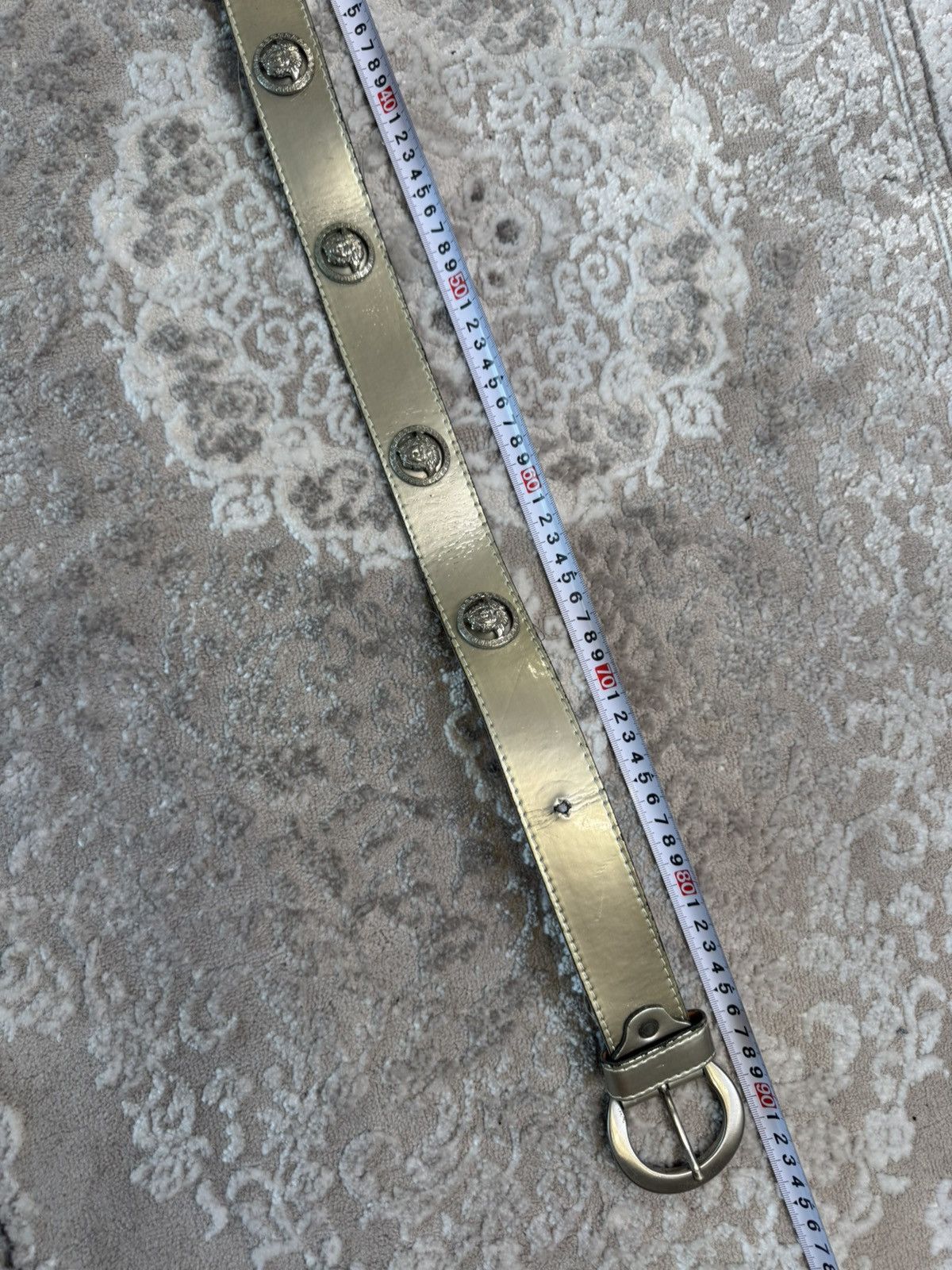 Versace 00ʼS Versace Medusa Style Y2K Vtg Belt Size ONE SIZE - 3 Thumbnail