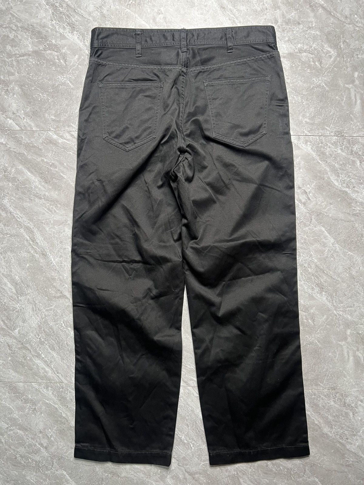 Celine Celine x Hedi Slimane Wide Leg Canvas Cotton Trouser Size US 33 - 2 Thumbnail