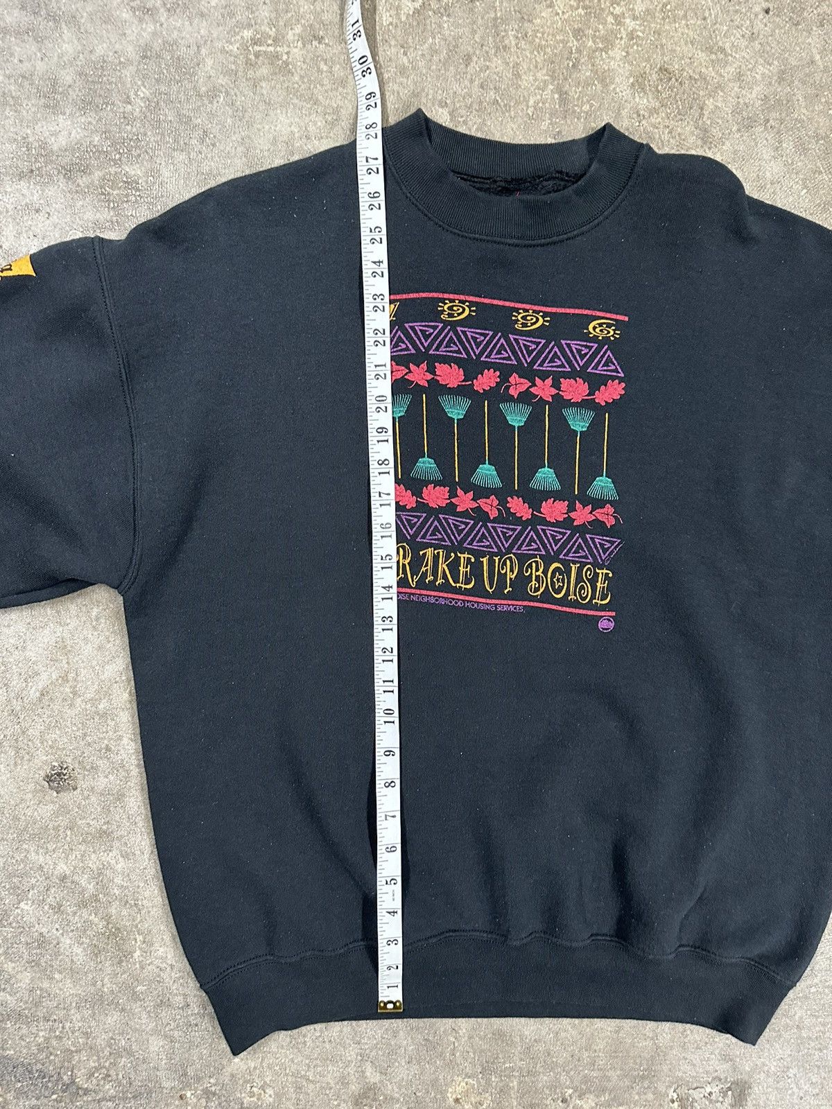 Vintage Vintage 80s Rake Up Boise Graphic Sweatshirt Size US L / EU 52-54 / 3 - 8 Thumbnail