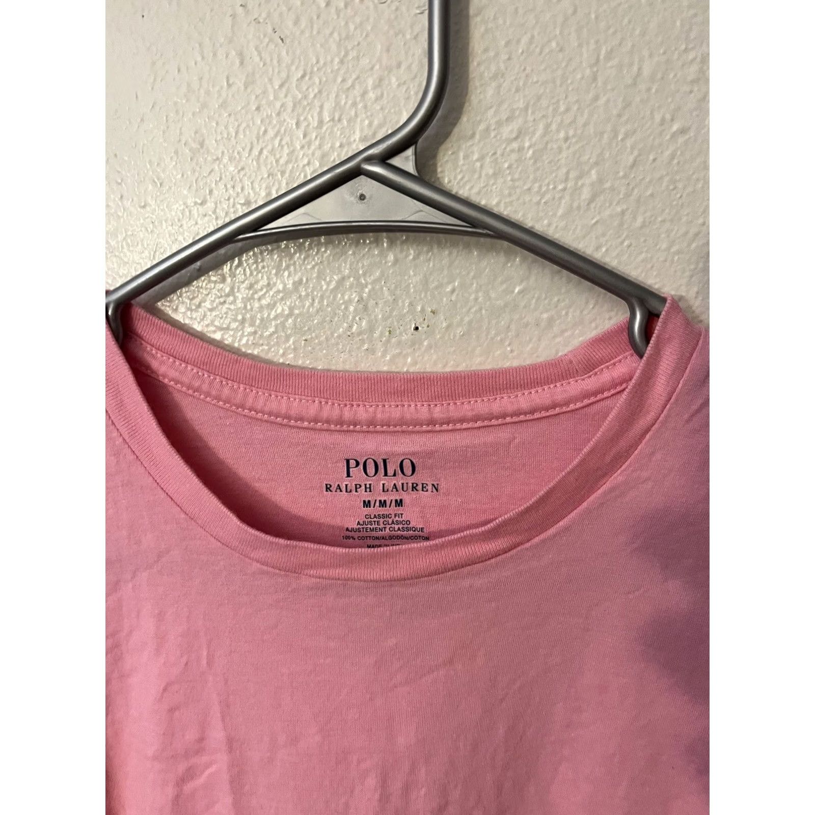 Polo Ralph Lauren Polo Ralph Lauren Sleepwear Shirt Men M Pink Crew Neck Cotton Sleep Shirt Nightwear EUC Size US M / EU 48-50 / 2 - 3 Thumbnail