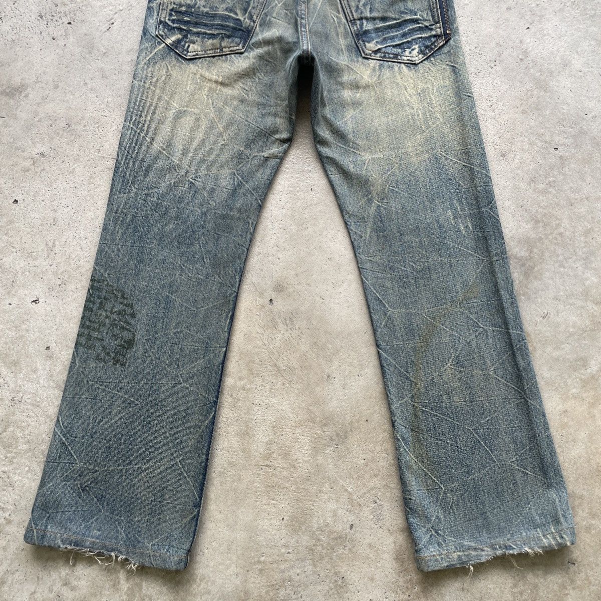 Japanese Brand Vintage Japanese Rusty Jeans Flare Denim Bootcut Pants W32 Size US 32 / EU 48 - 12 Thumbnail