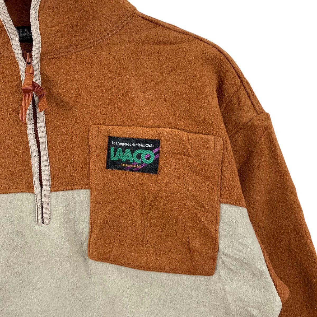 Vintage LAACO California Usa Casuawear Fleece Half Zipper Sweatshirt Size US M / EU 48-50 / 2 - 4 Thumbnail