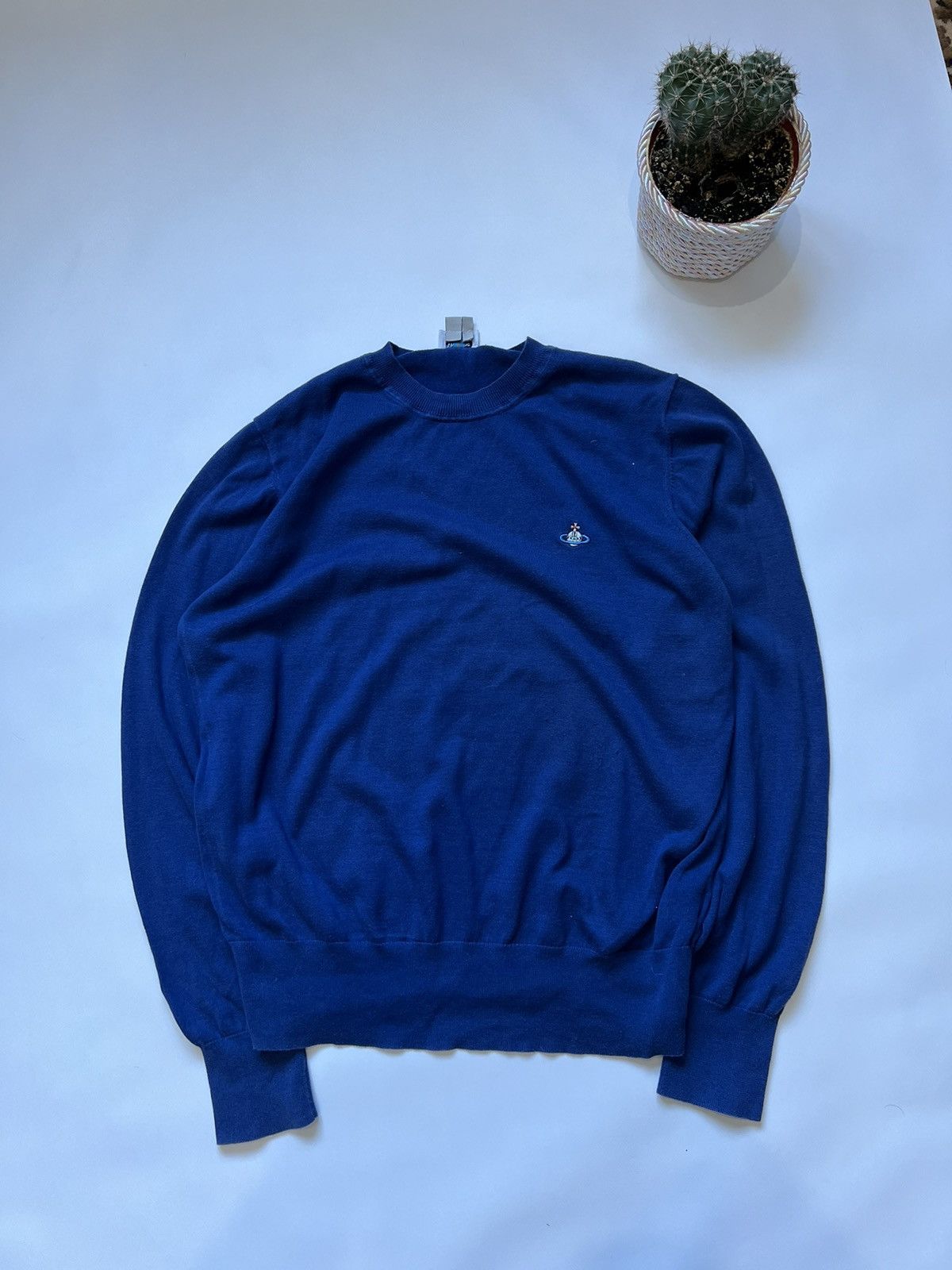 Vivienne Westwood Vivienne Westwood Navy Sweater Blue Size US XL / EU 56 / 4 - 1 Thumbnail