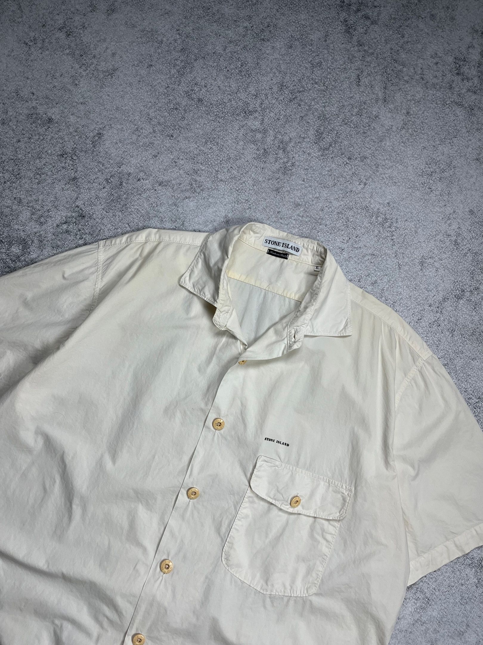 Stone Island Vintage Stone Island Shirt XL Size US XL / EU 56 / 4 - 5 Thumbnail