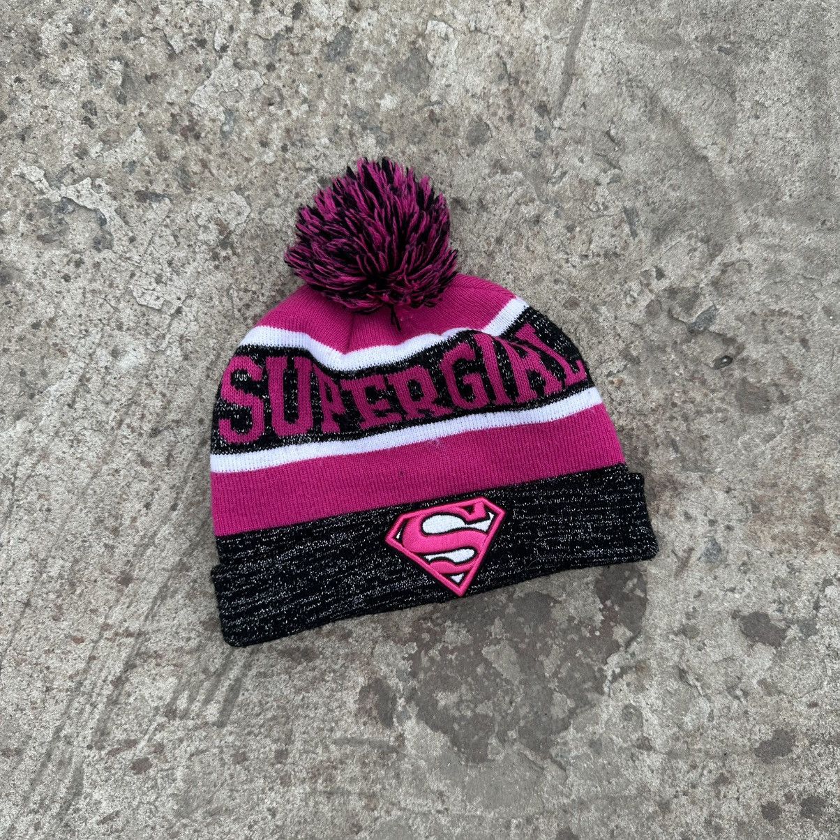 Japanese Brand × Vintage Vintage Japanese Style Warm Hat Super Girl Y2K 00s Joke Size ONE SIZE - 1 Thumbnail