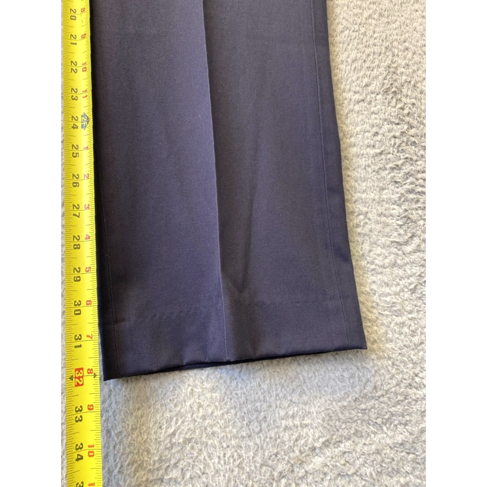 Vintage VINTAGE L.L. Bean Chino Pants Mens Size 38x32 Navy Cotton Casual Workwear Size US 38 / EU 54 - 4 Thumbnail