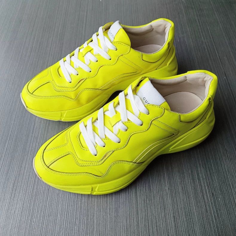 Gucci Gucci Dad Sneakers Yellow - dmc Size US 9 / EU 42 - 1 Thumbnail