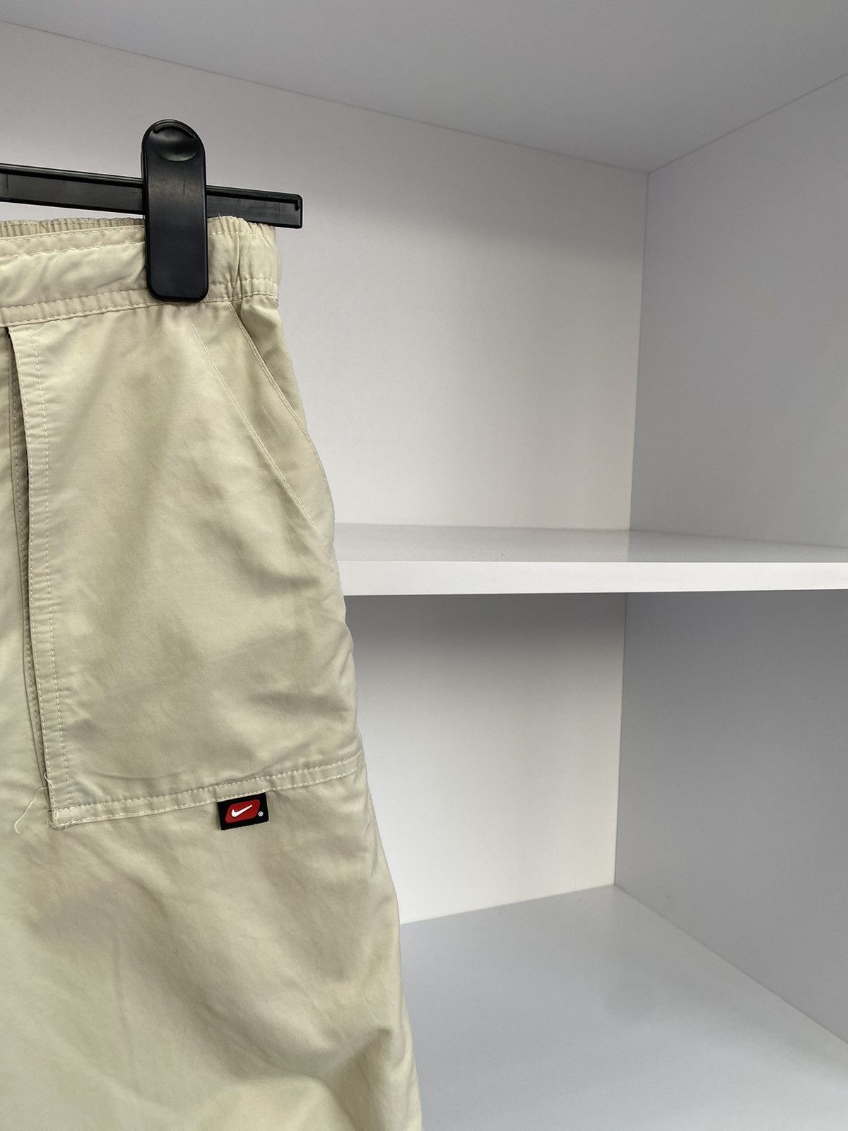 Nike × Vintage Nike Vintage Swoosh Beige Shorts Size US 34 / EU 50 - 7 Thumbnail